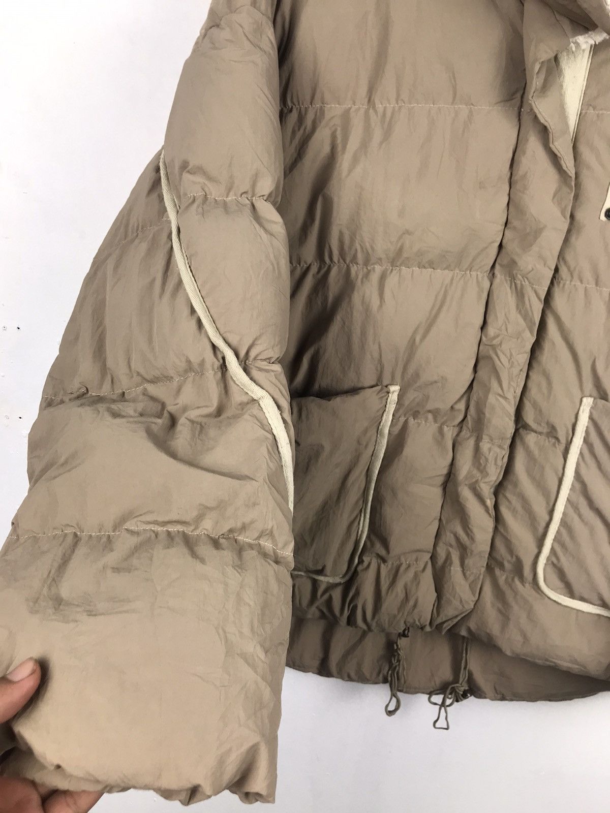 Japanese Brand × Vintage Rare design Sherpa Puffer Jacket pocketable Size US XXL / EU 58 / 5 - 3 Thumbnail