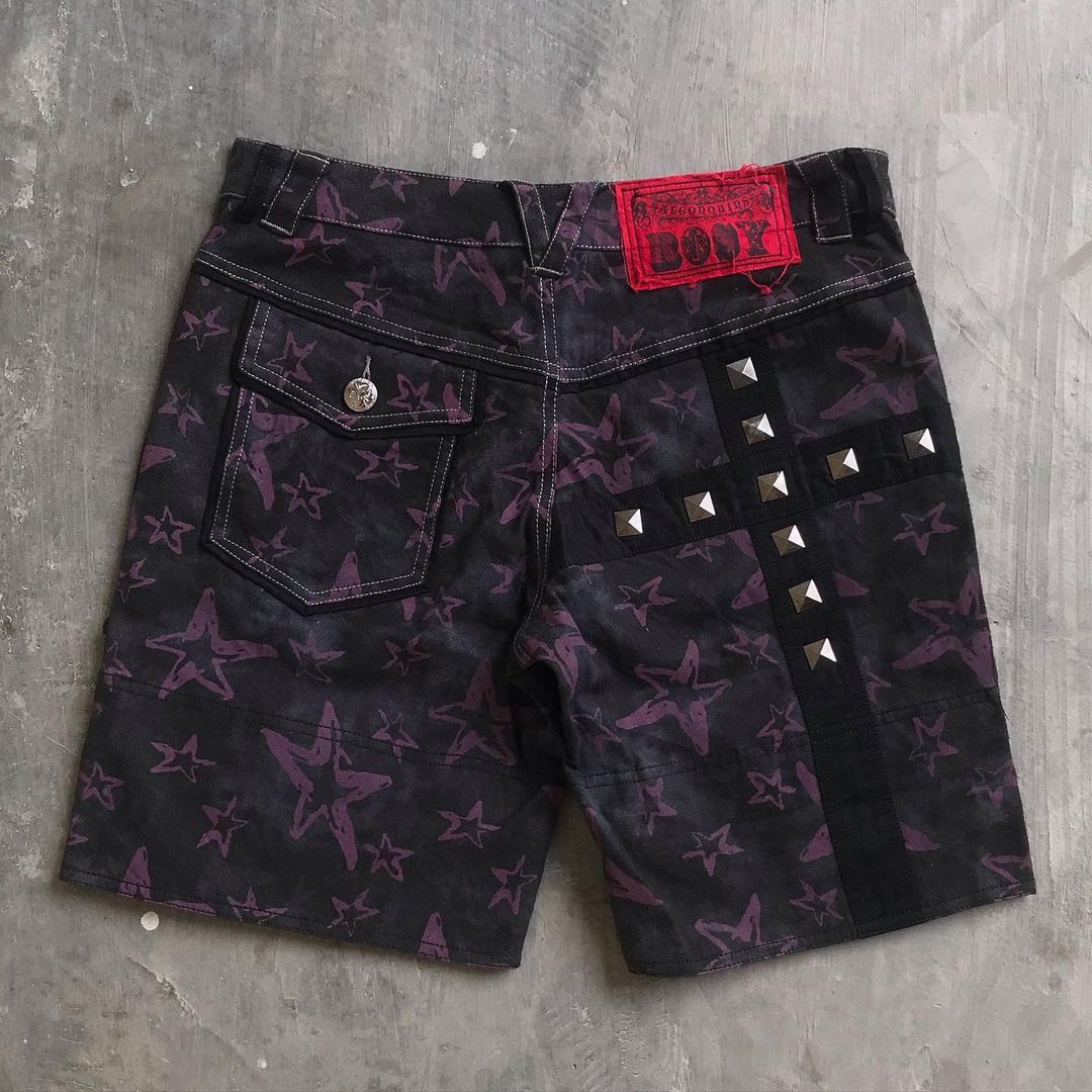 Algonquins Punk Shoot Pants Spikes full of stars & snake