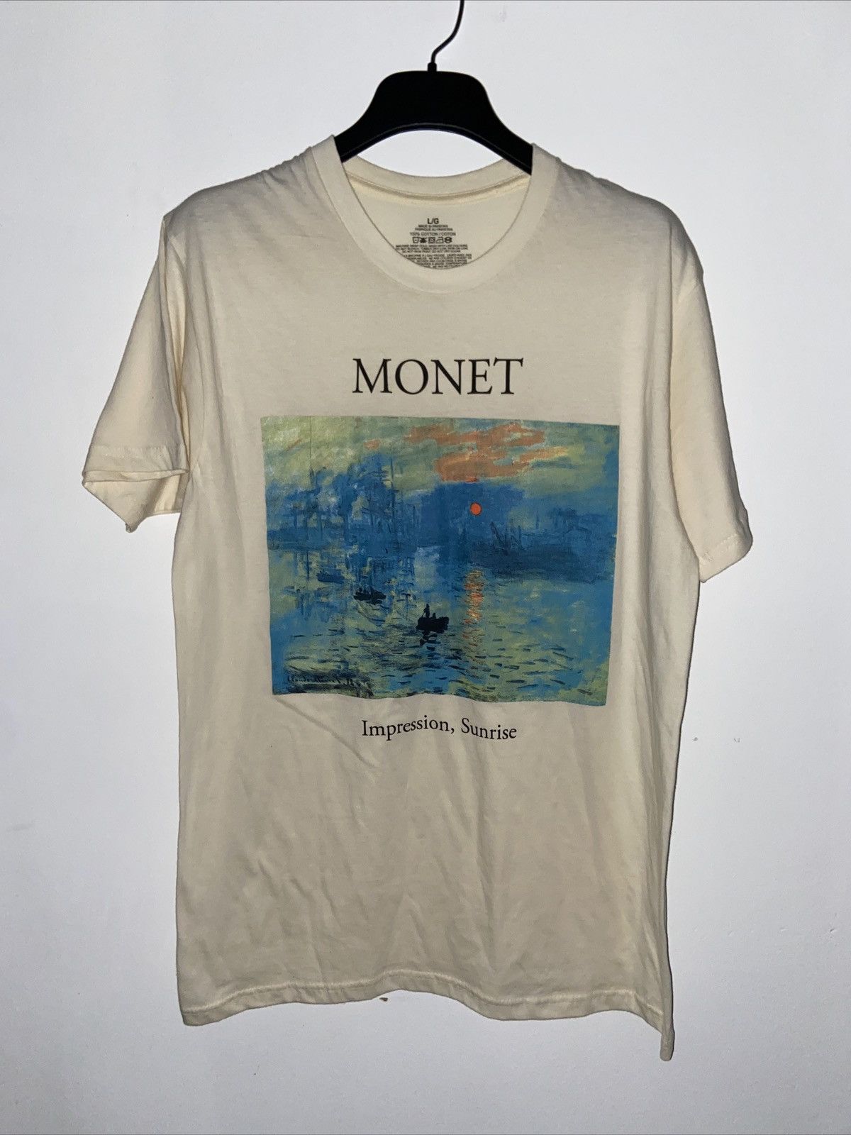 Art × Designer × Monet Monet Art Tee L Impression, Sunrise UNI 1/1 