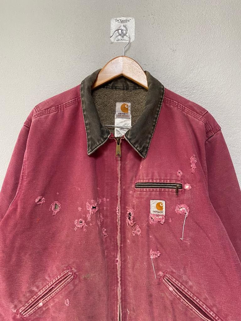 Carhartt Vintage distressed carhartt detriot jacket Size XL / US 12-14 / IT 48-50 - 5 Thumbnail