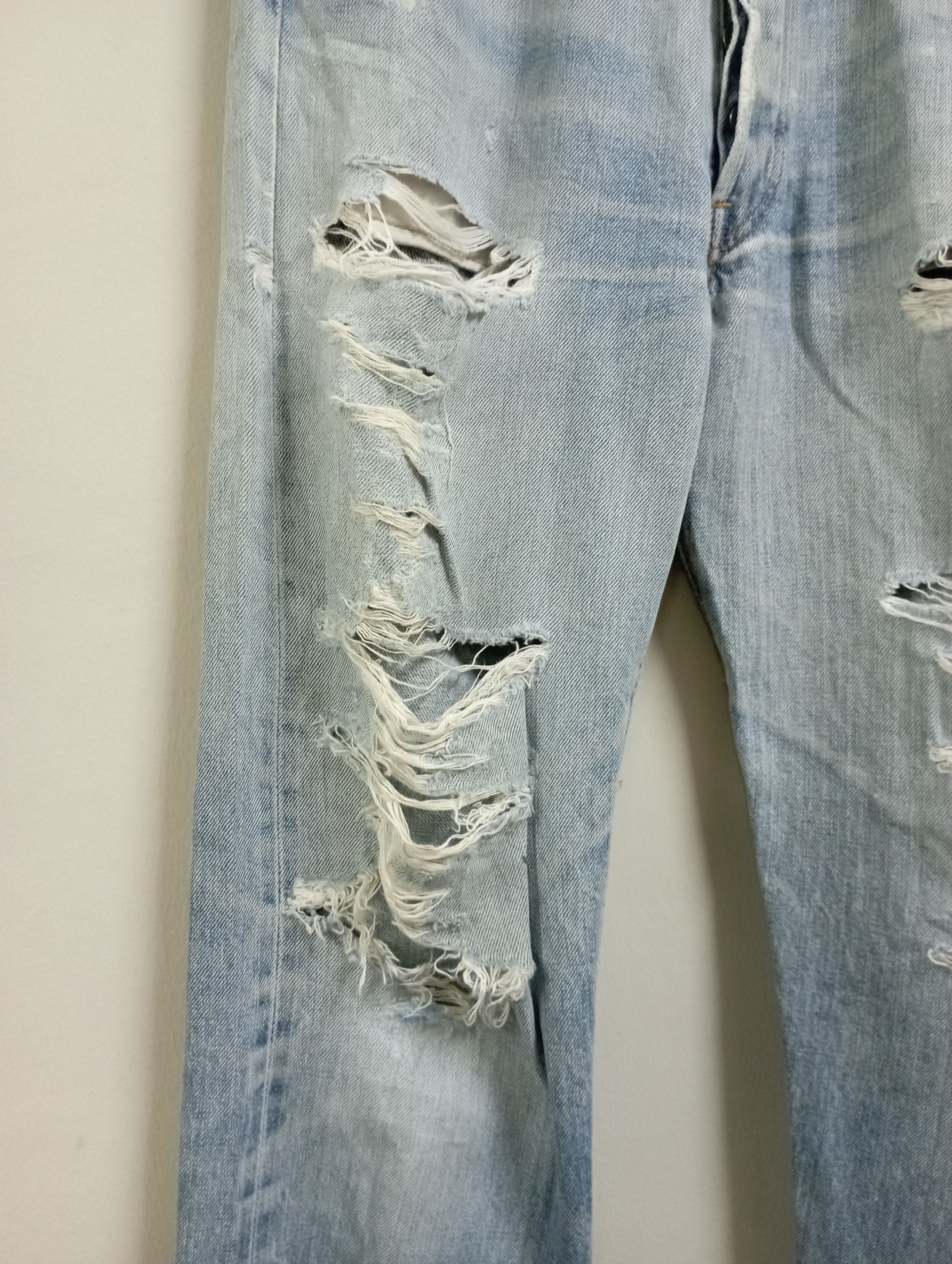 Levi's Vintage Selvedge 70's USA Levi's Rindem 501 Button No 6 Size US 31 - 7 Thumbnail