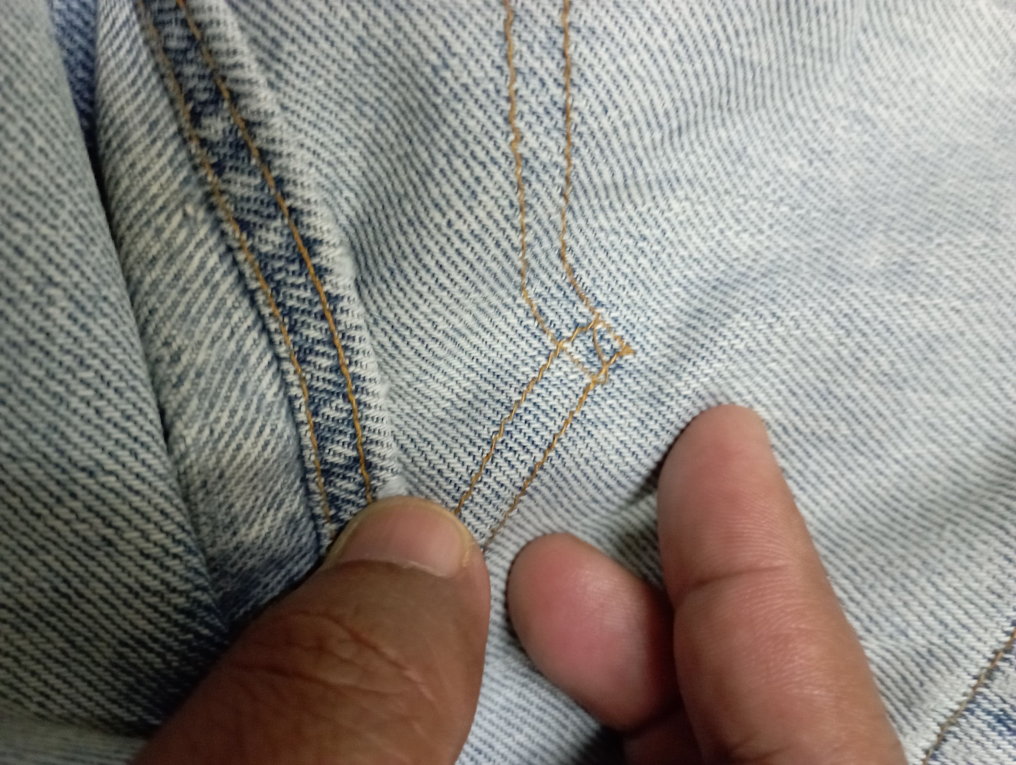 Levi's Vintage Selvedge 70's USA Levi's Rindem 501 Button No 6 Size US 31 - 22 Thumbnail