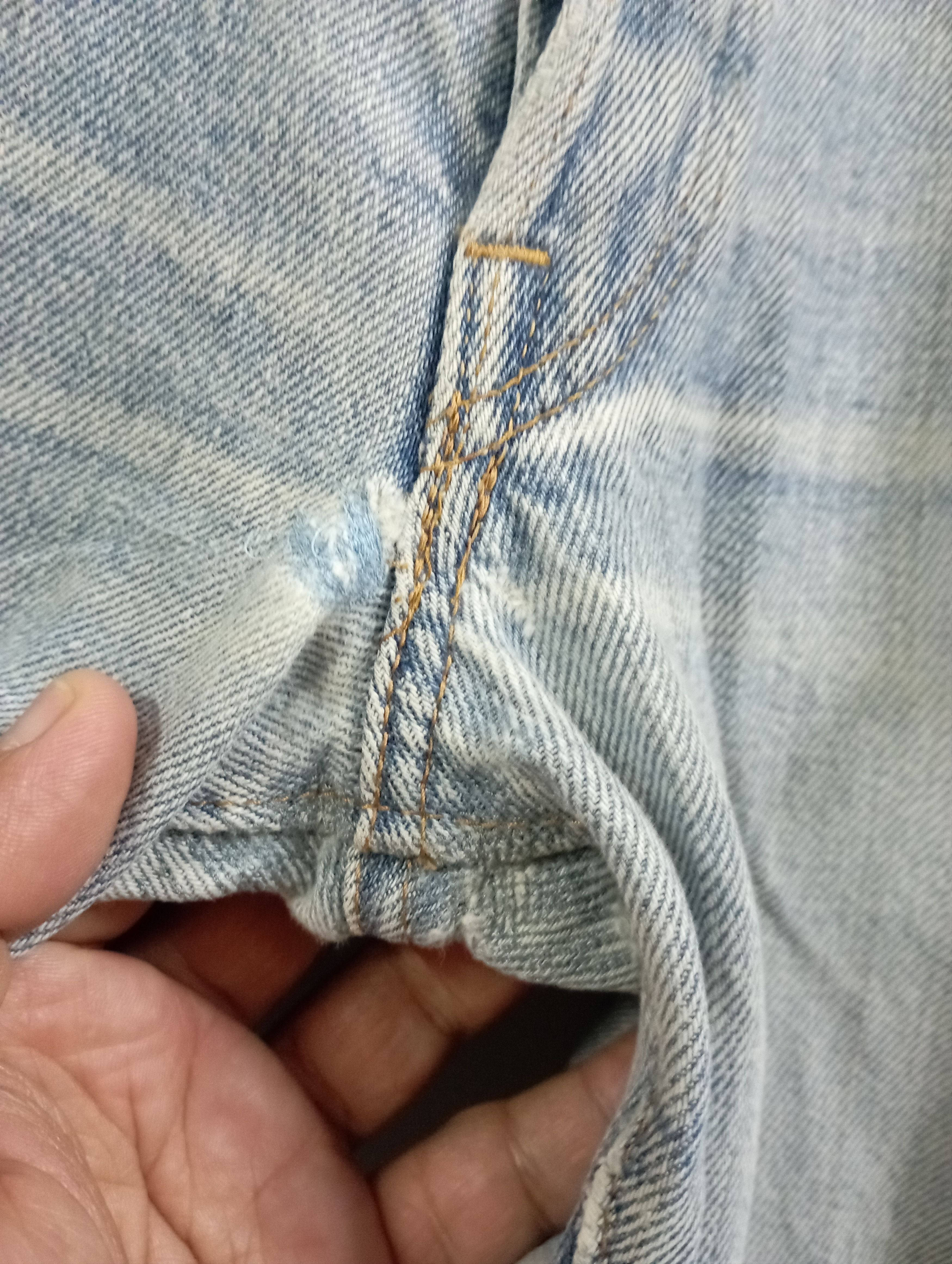 Levi's Vintage Selvedge 70's USA Levi's Rindem 501 Button No 6 Size US 31 - 9 Thumbnail