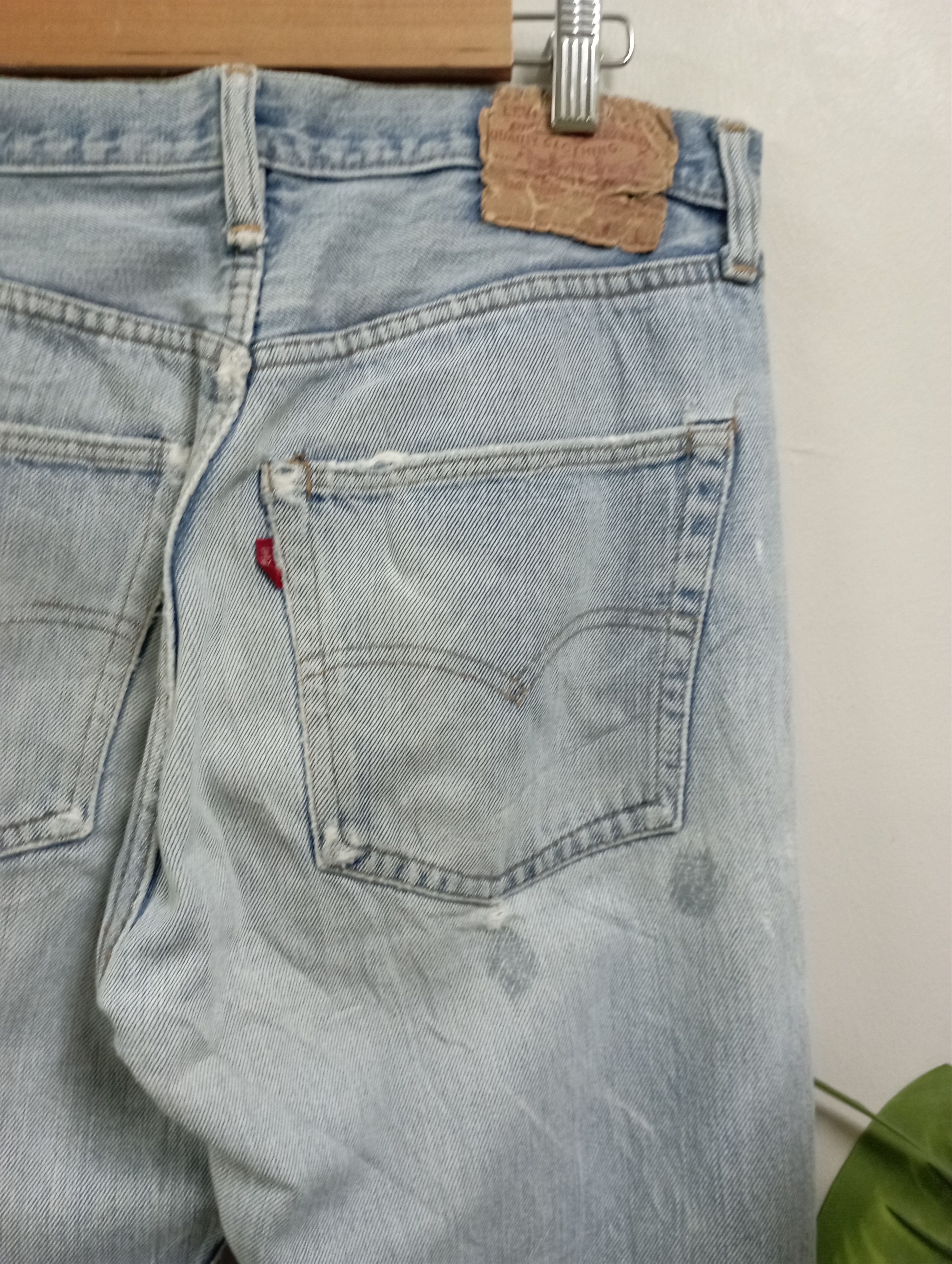 Levi's Vintage Selvedge 70's USA Levi's Rindem 501 Button No 6 Size US 31 - 12 Thumbnail