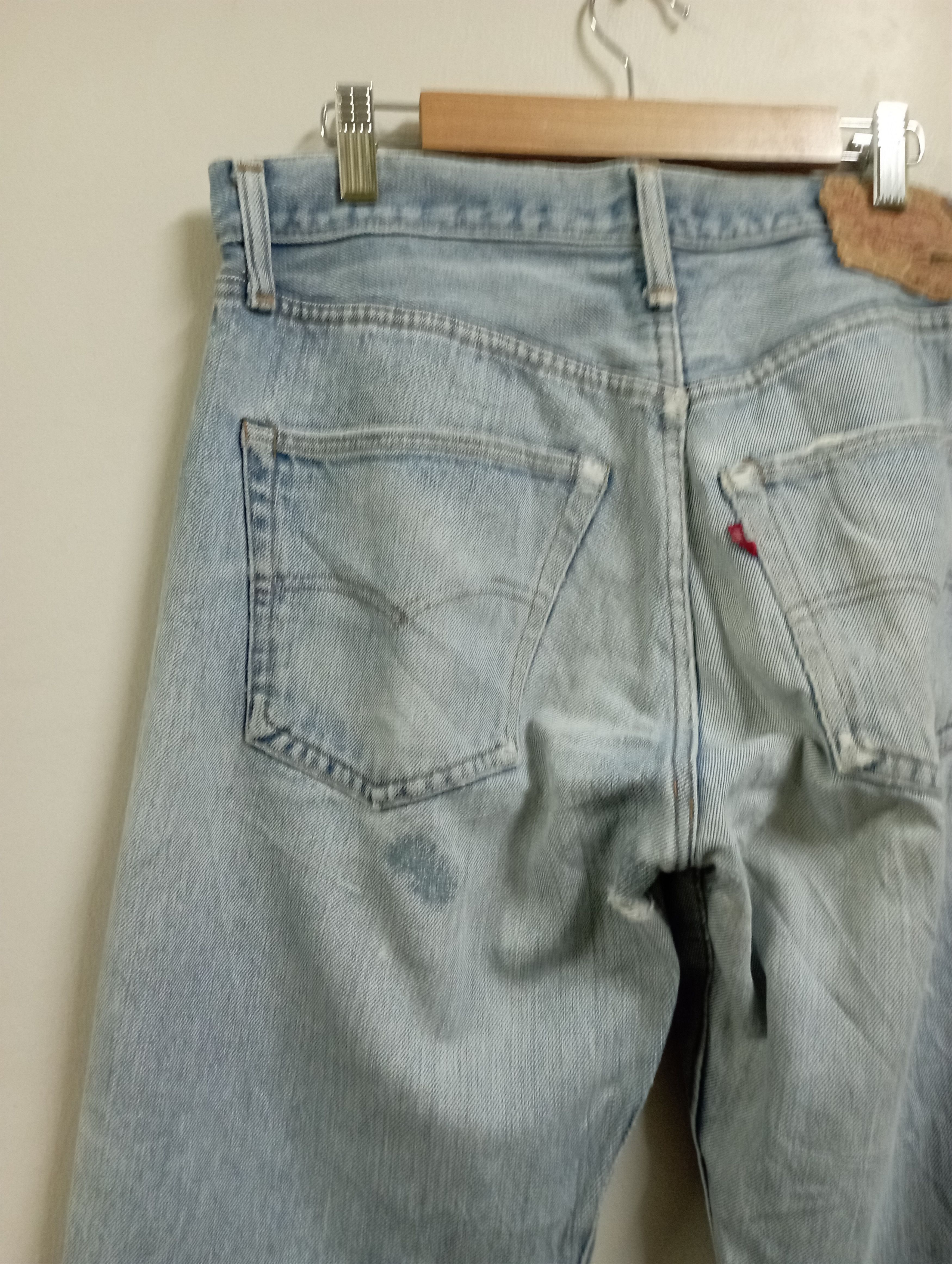 Levi's Vintage Selvedge 70's USA Levi's Rindem 501 Button No 6 Size US 31 - 16 Thumbnail