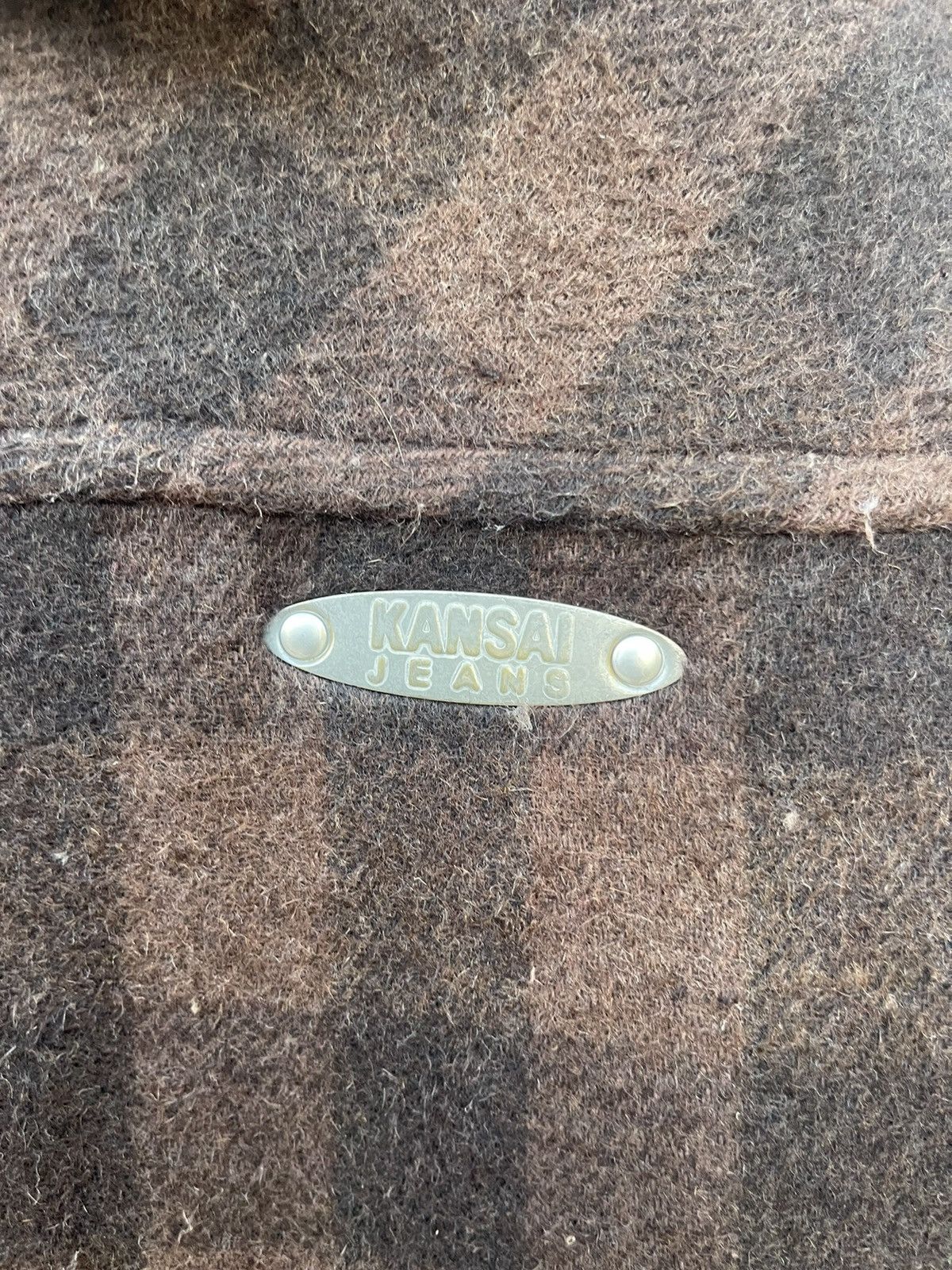 Kansai Yamamoto Vintage Kansai Yamamoto Kansai Jeans Fur Collar Wool Jacket Size US M / EU 48-50 / 2 - 9 Thumbnail