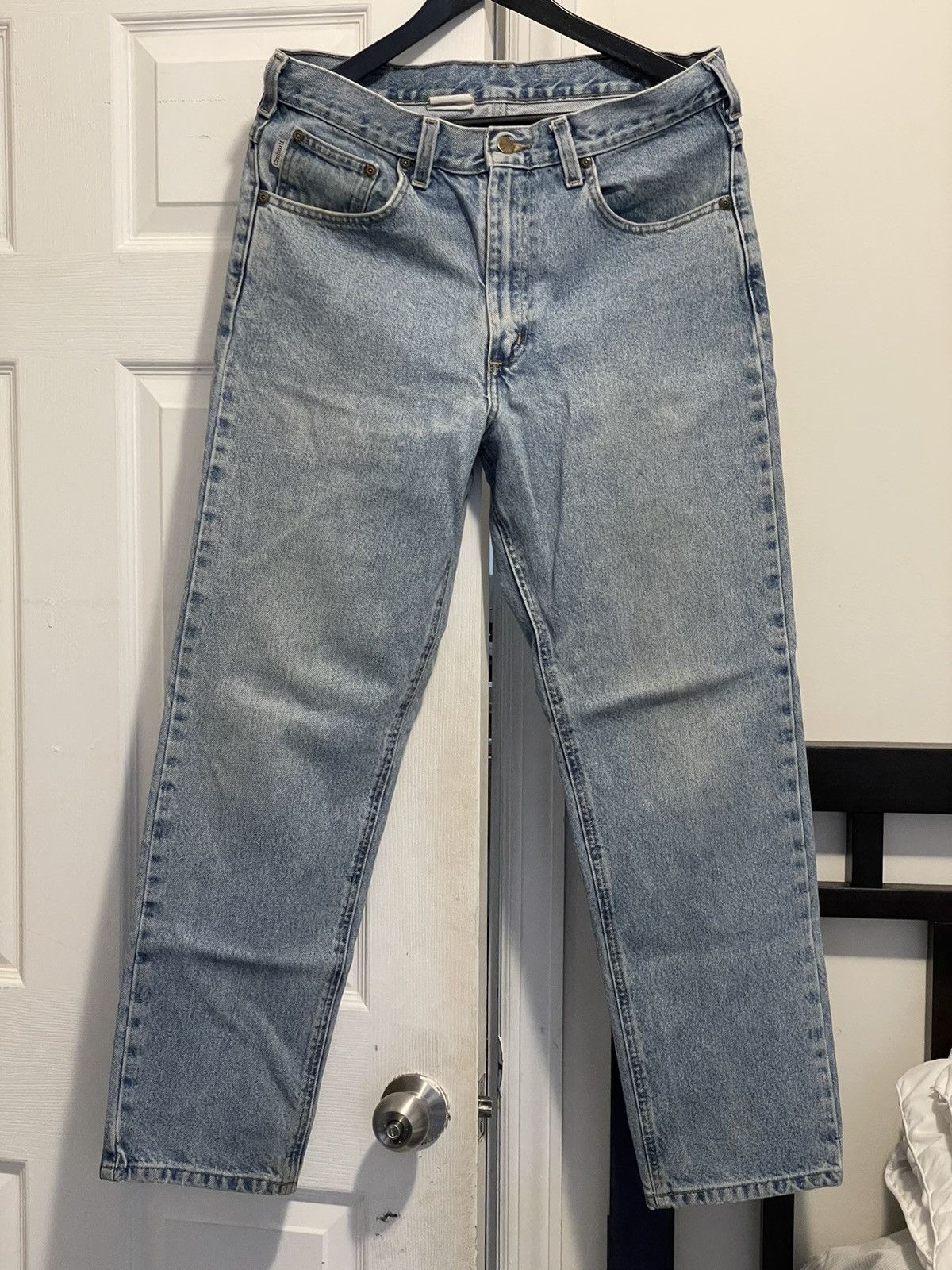 image of Carhartt Vintage Denim Jeans in Blue, Men's (Size 34)