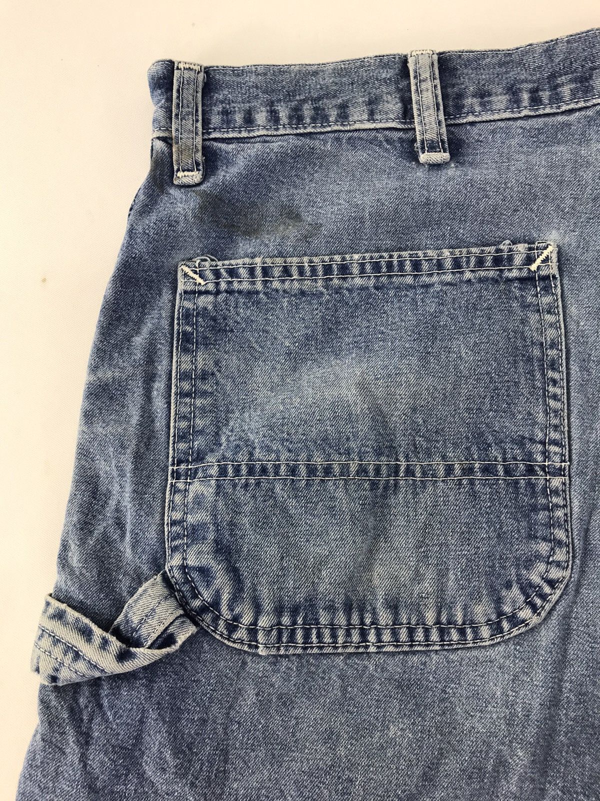 Carhartt Carhartt Men Lightweight Indigo Utility Work Short Pant Size US 37 - 5 Thumbnail