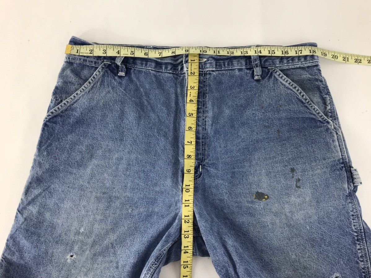 Carhartt Carhartt Men Lightweight Indigo Utility Work Short Pant Size US 37 - 6 Thumbnail