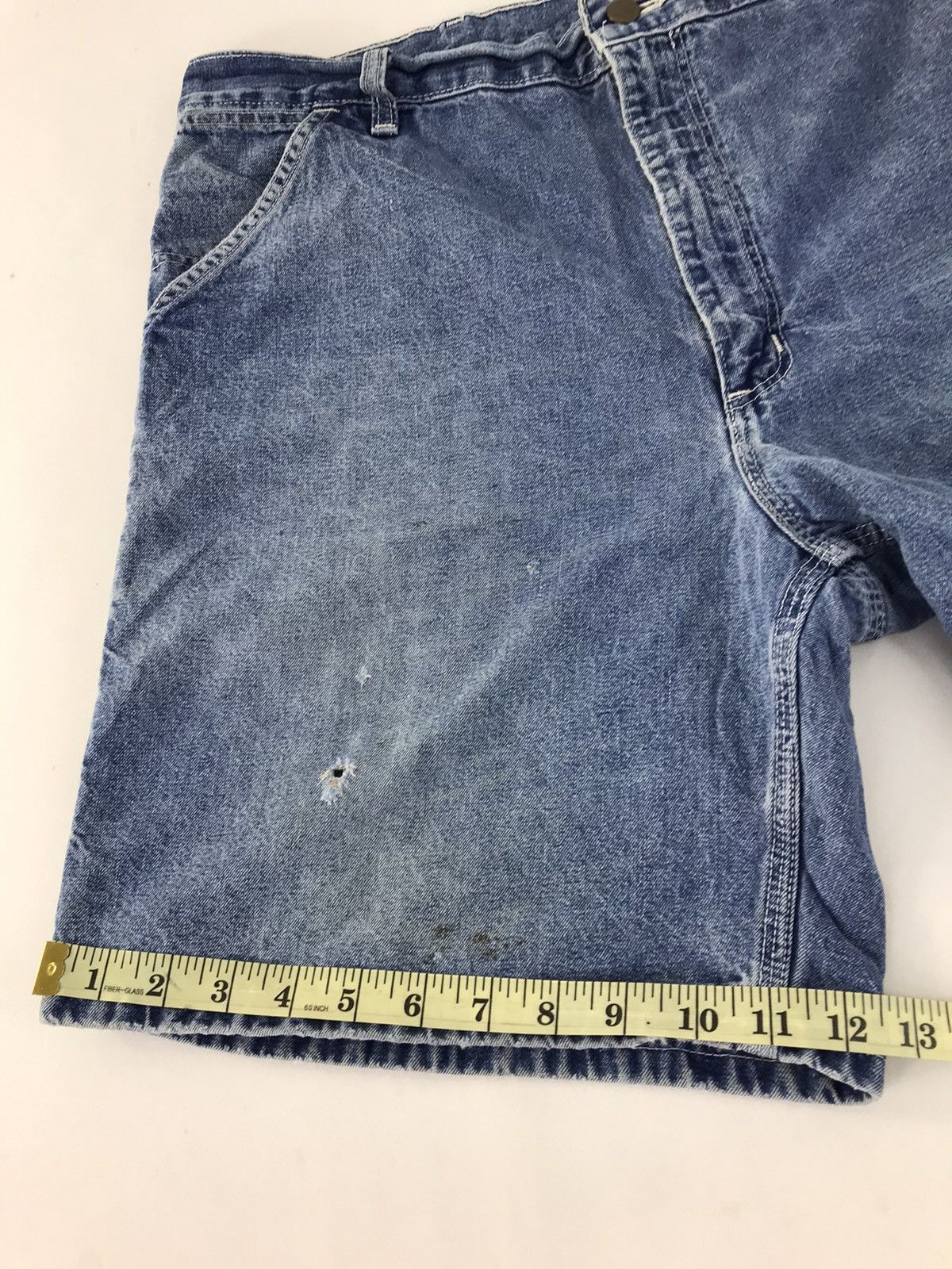 Carhartt Carhartt Men Lightweight Indigo Utility Work Short Pant Size US 37 - 8 Thumbnail