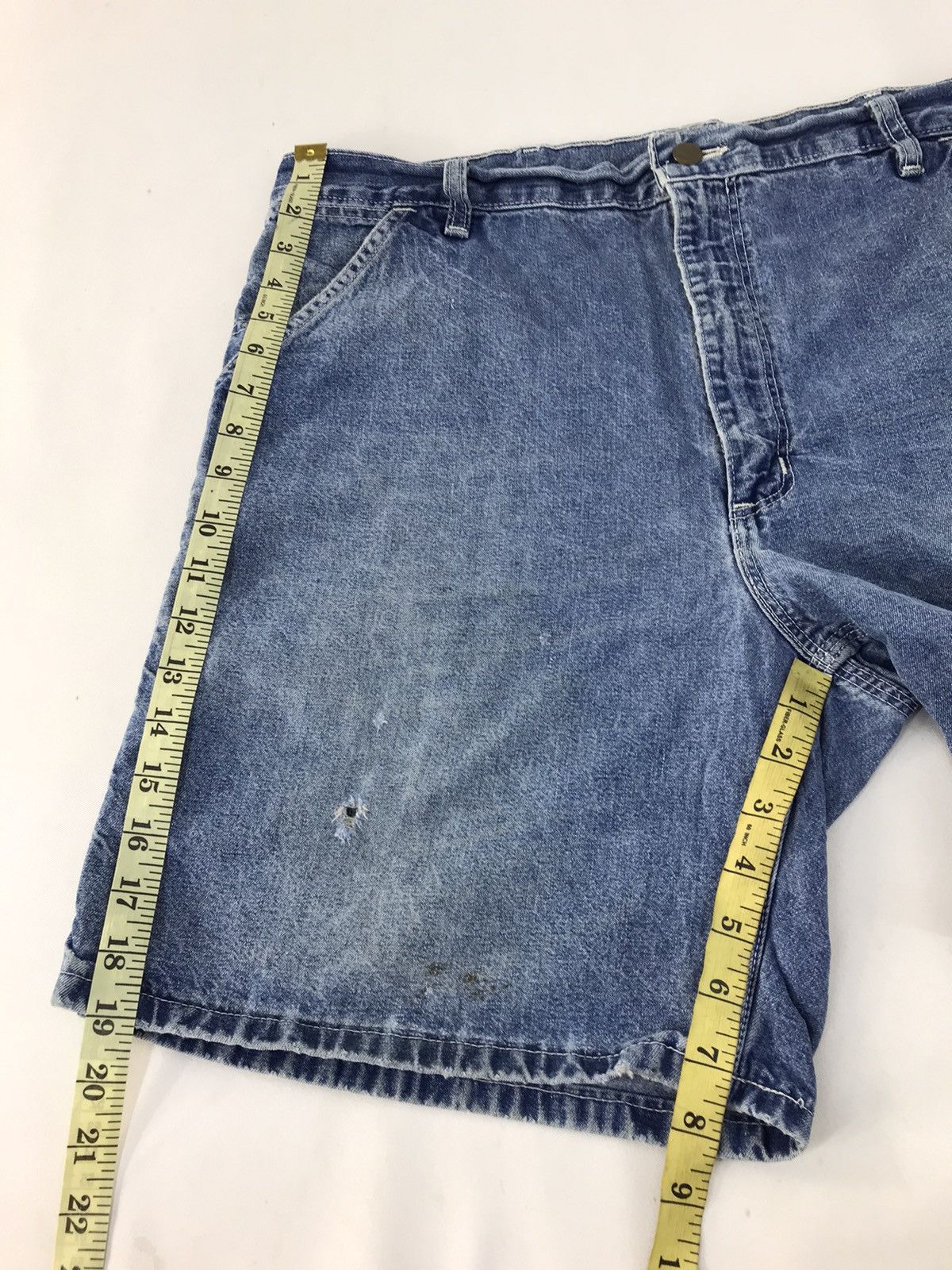 Carhartt Carhartt Men Lightweight Indigo Utility Work Short Pant Size US 37 - 7 Thumbnail