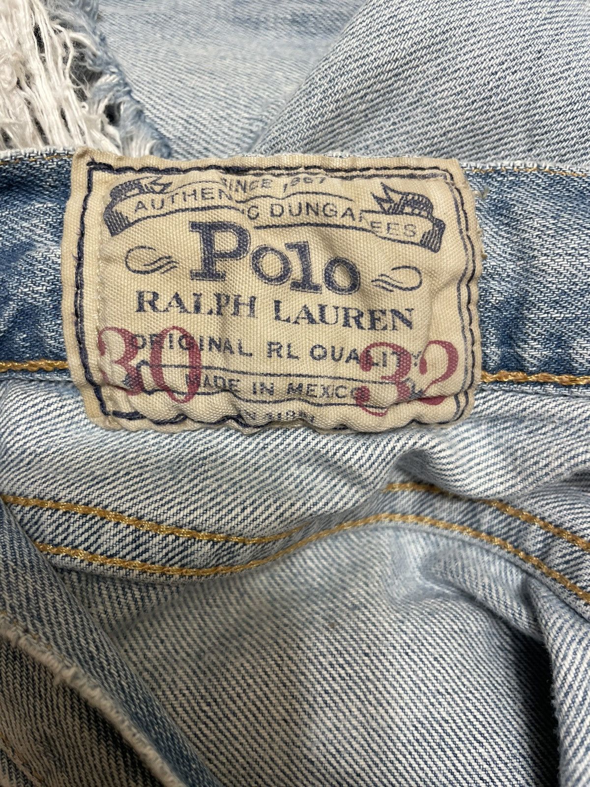 Polo Ralph Lauren Vintage Polo Ralph Lauren Denim Size US 30 / EU 46 - 8 Thumbnail