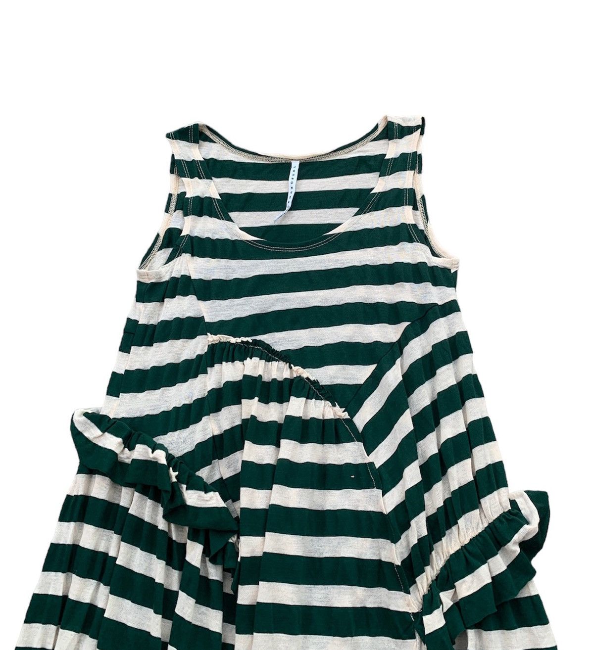 Issey Miyake × Sunao Kuwahara SUNAOKUWAHARA ISSEY MIYAKE JAPAN STRIPE MIDI DRESS Size M / US 6-8 / IT 42-44 - 3 Thumbnail