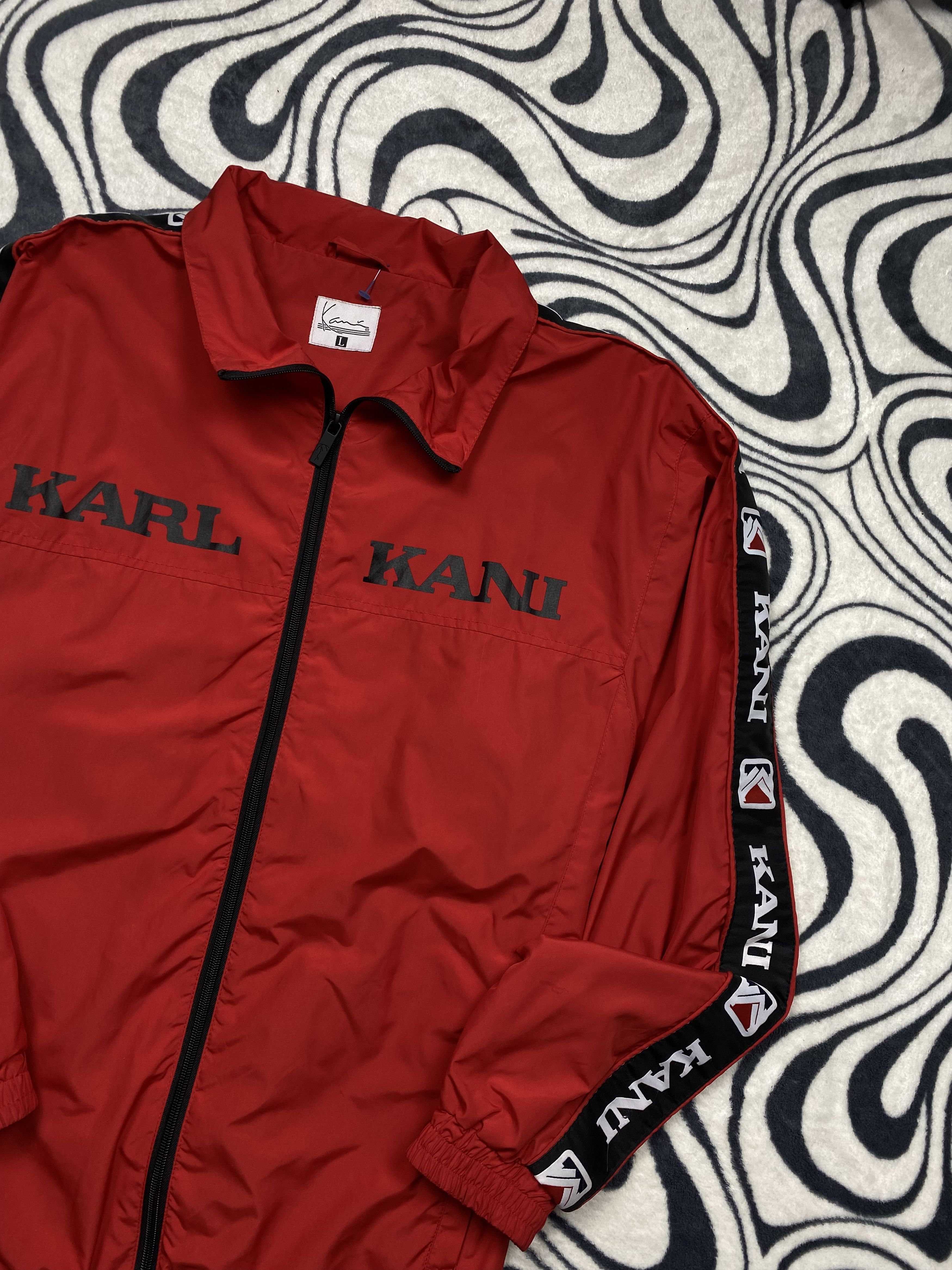 Karl Kani × Vintage Karl Kani Vintage Mens Nylon Jacket Y2K Size US L / EU 52-54 / 3 - 2 Thumbnail