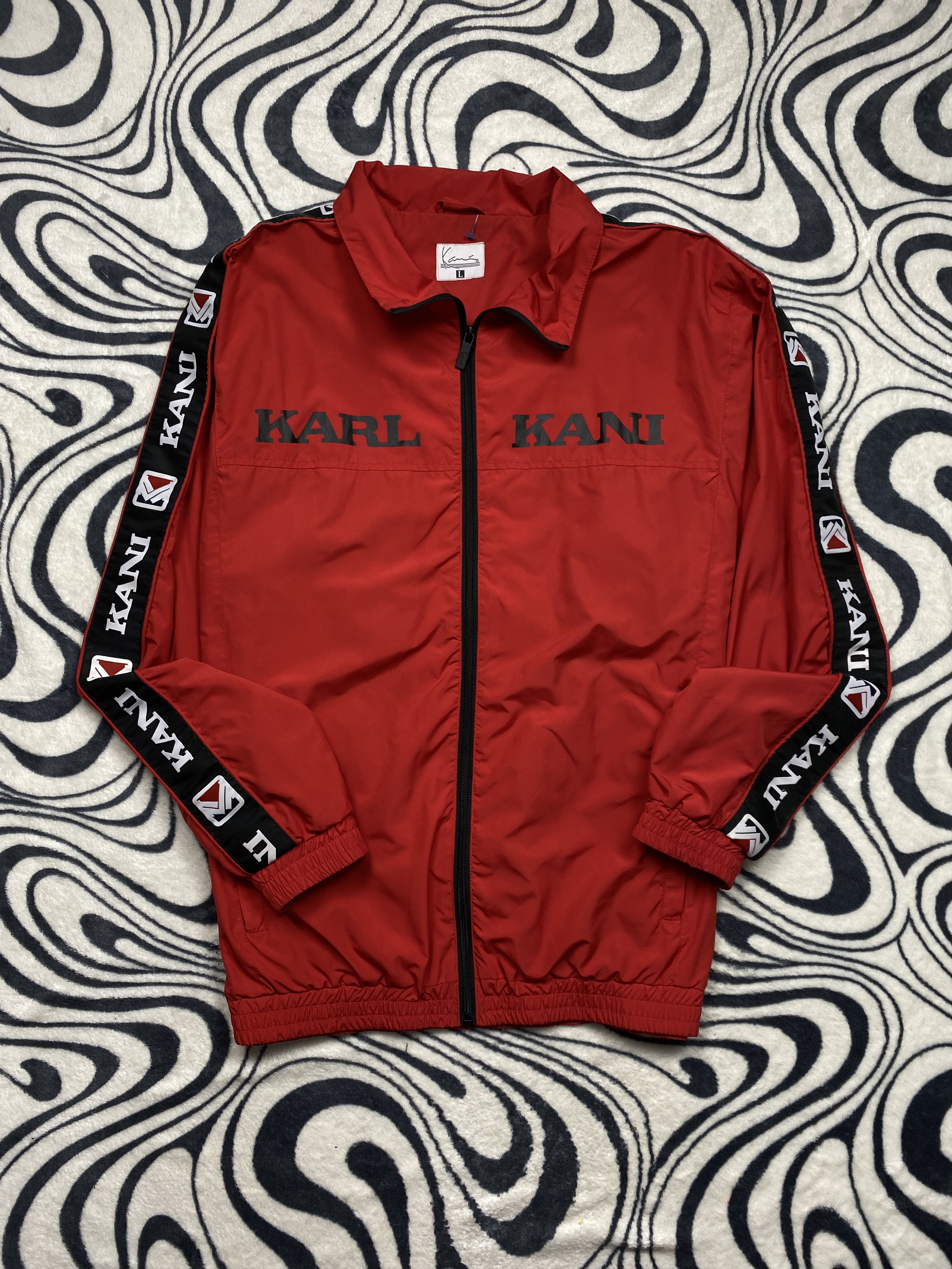 Karl Kani × Vintage Karl Kani Vintage Mens Nylon Jacket Y2K Size US L / EU 52-54 / 3 - 1 Thumbnail