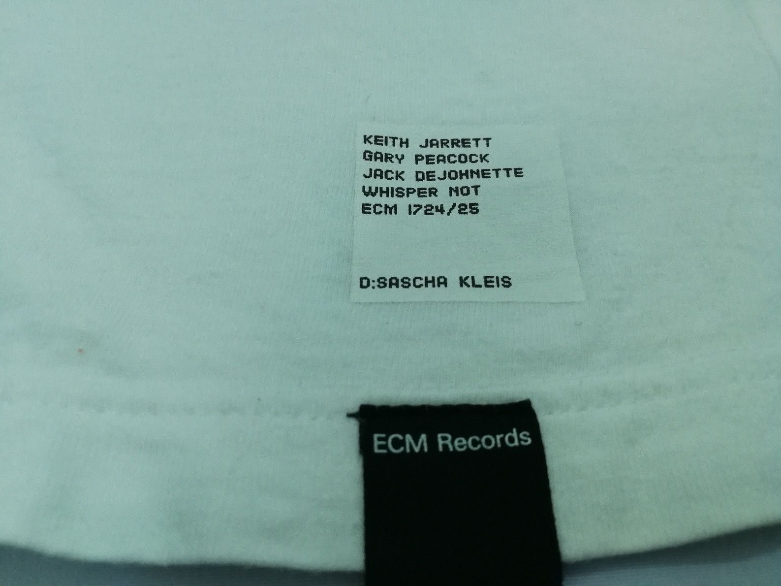 Band Tees ECM RECORDS KEITH JARRET Gary Peacock Tee Size M / US 6-8 / IT 42-44 - 4 Thumbnail