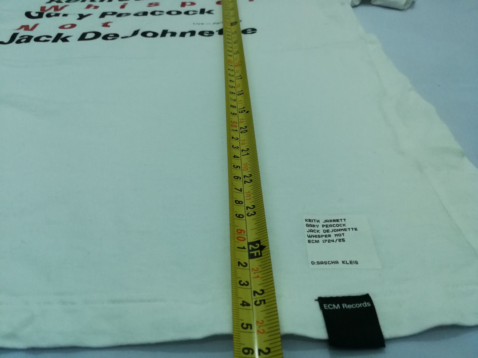 Band Tees ECM RECORDS KEITH JARRET Gary Peacock Tee Size M / US 6-8 / IT 42-44 - 7 Thumbnail