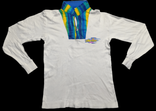 Ellesse Vintage Ellesse Long Sleeve Shirt Half Zipper Size S / US 4 / IT 40 - 1 Thumbnail