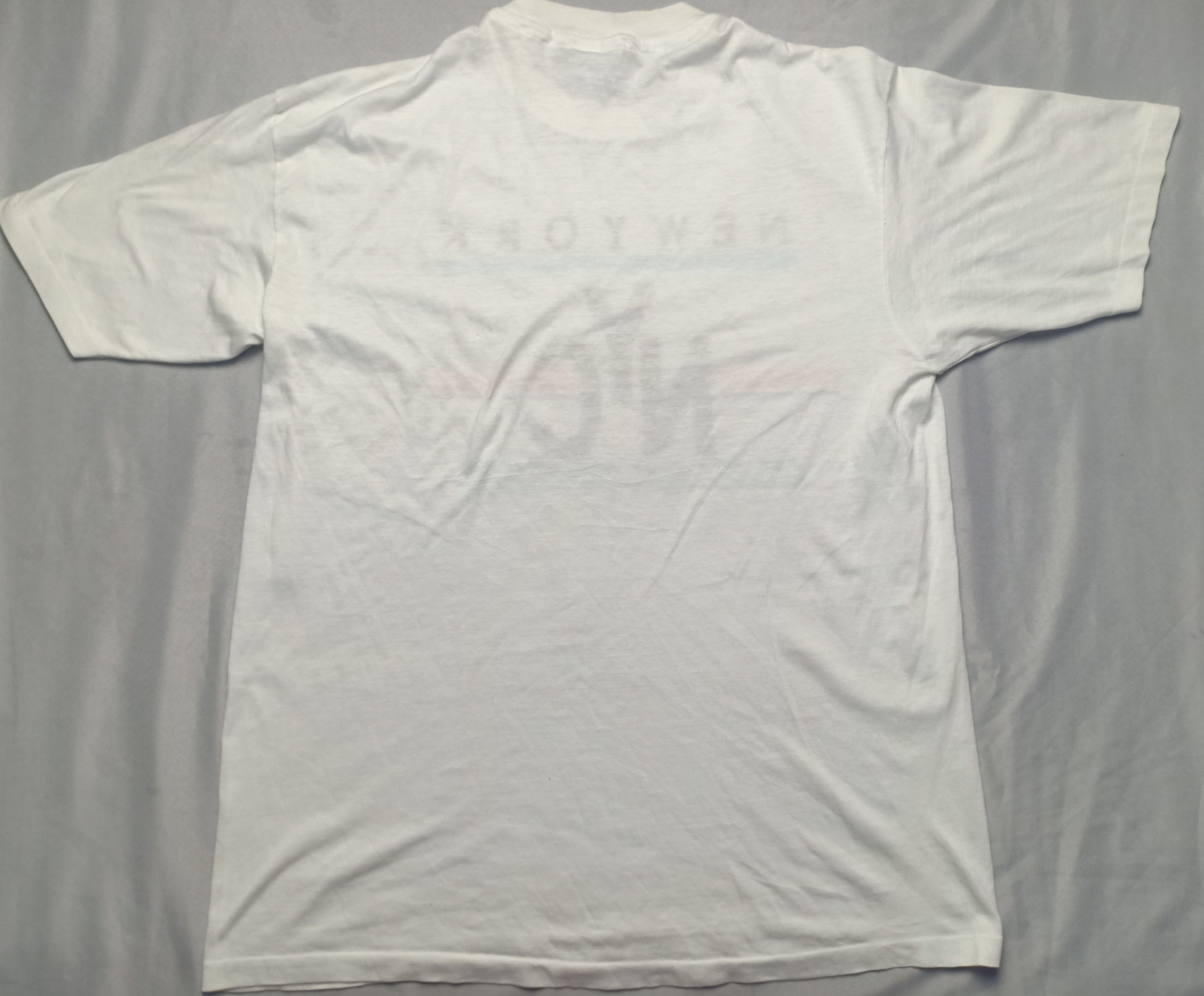 Vintage NEW YORK 80s Vintage Single Stitch NYC 50/50 Tee Size US L / EU 52-54 / 3 - 7 Thumbnail