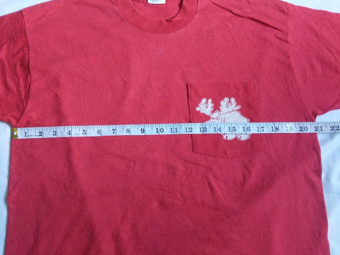 Vintage Vintage 80s 50/50 Patuxent Moose Hollywood Pocket Tee Size US L / EU 52-54 / 3 - 8 Thumbnail