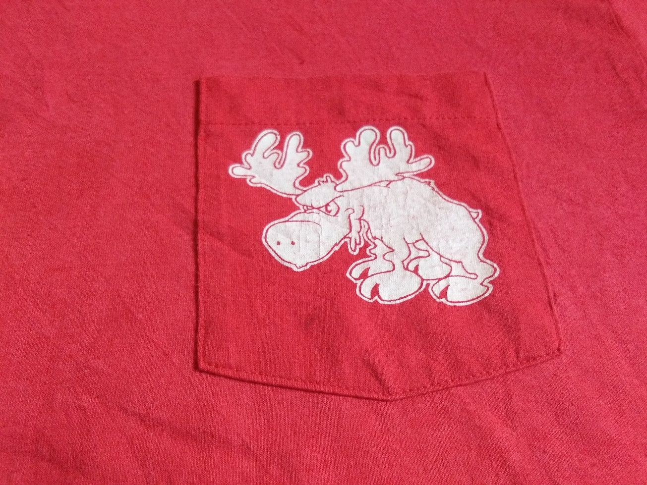 Vintage Vintage 80s 50/50 Patuxent Moose Hollywood Pocket Tee Size US L / EU 52-54 / 3 - 5 Thumbnail