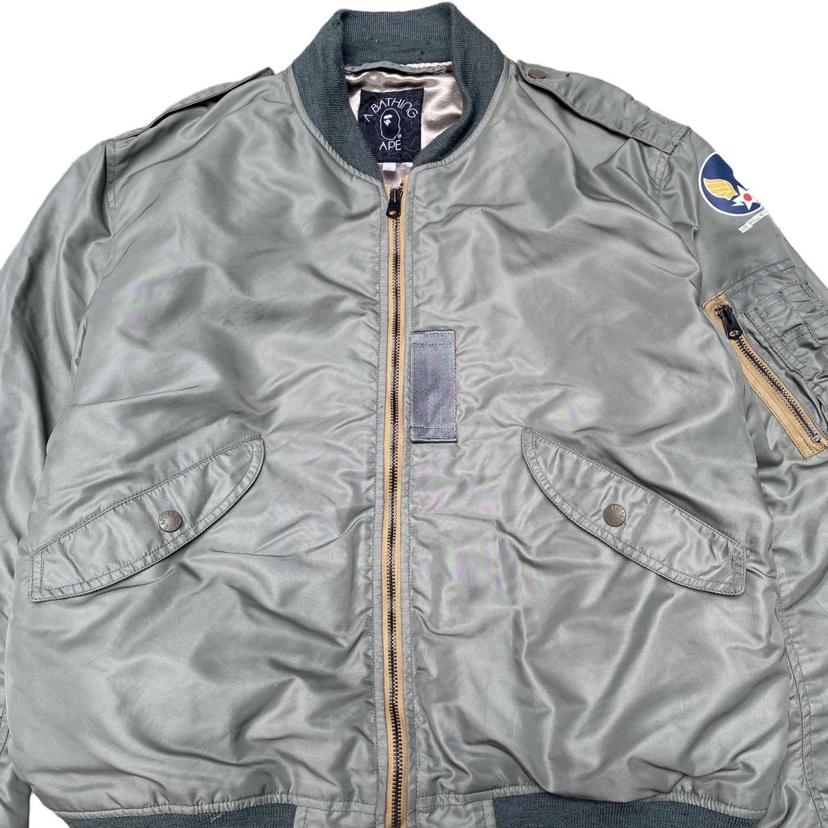 Bape × The Real McCoy's Bape x Real McCoy's L2 Flight Jacket Size US L / EU 52-54 / 3 - 6 Thumbnail