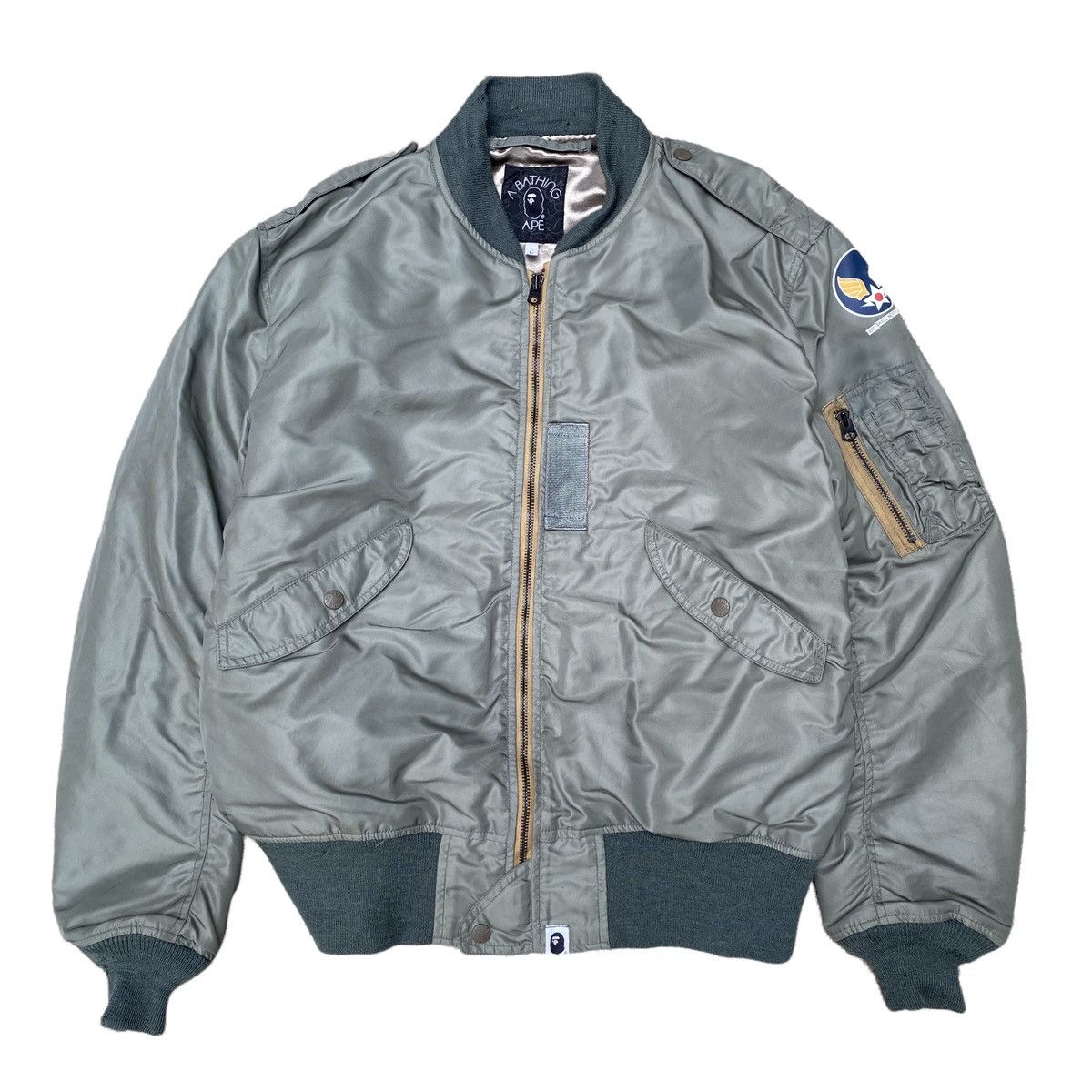 Bape × The Real McCoy's Bape x Real McCoy's L2 Flight Jacket Size US L / EU 52-54 / 3 - 4 Thumbnail