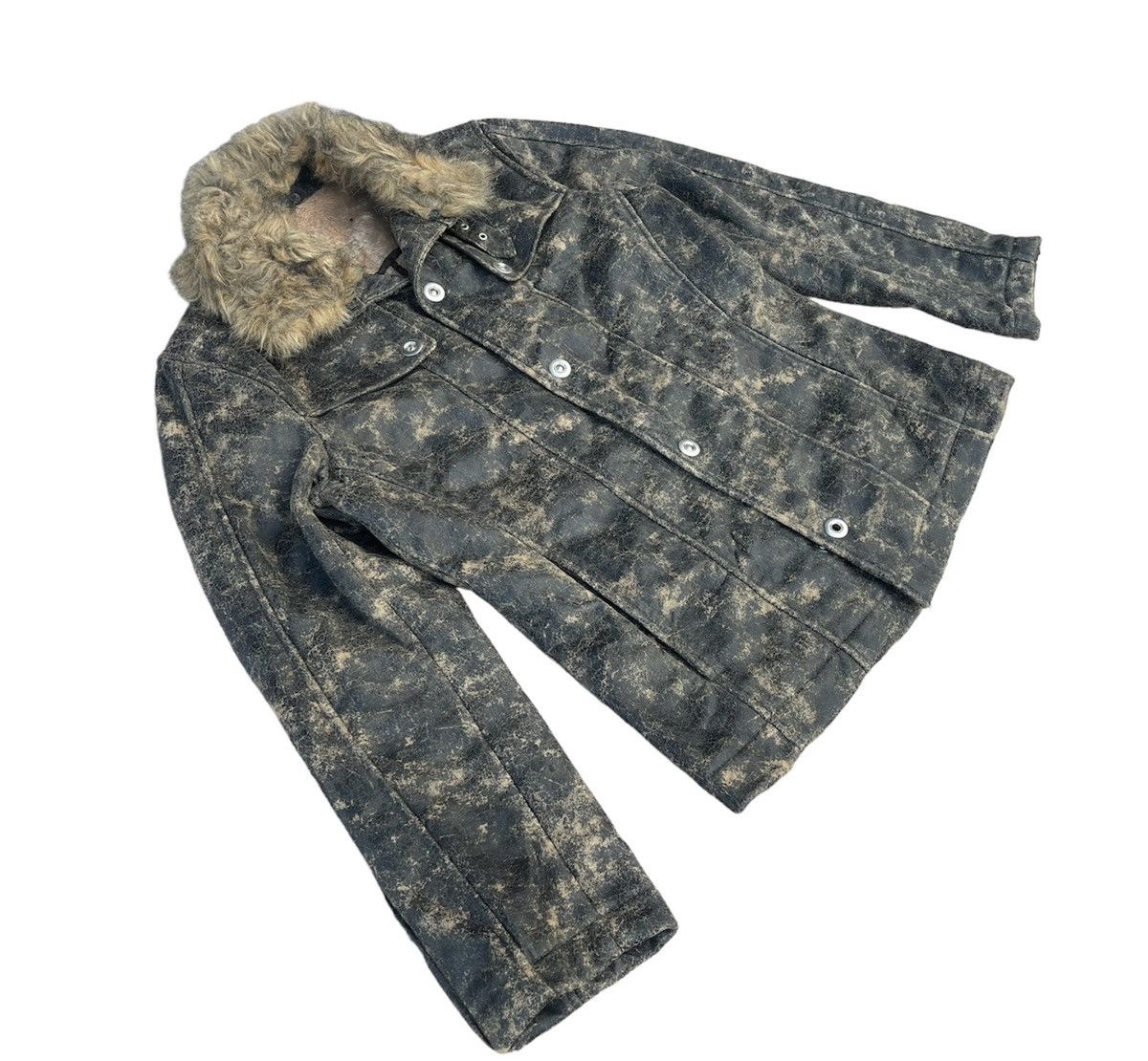 14th Addiction Japanese A.S.M Atelier Sab Men Fur Leather Jacket Size US S / EU 44-46 / 1 - 5 Thumbnail