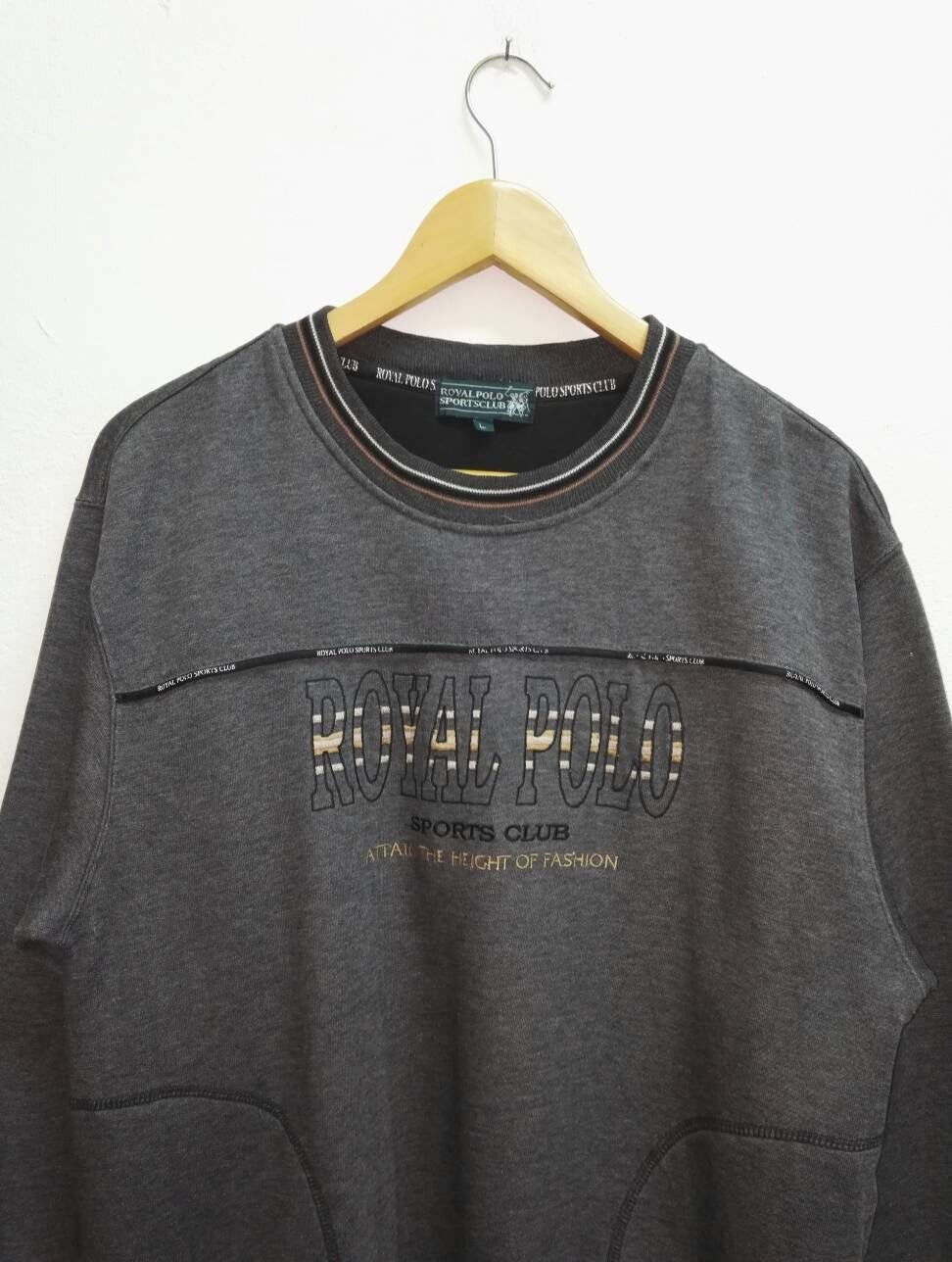 Polo Ralph Lauren Rare Royal Polo Sports Club Sweatshirt Embroidered Big Logo Size US L / EU 52-54 / 3 - 2 Thumbnail