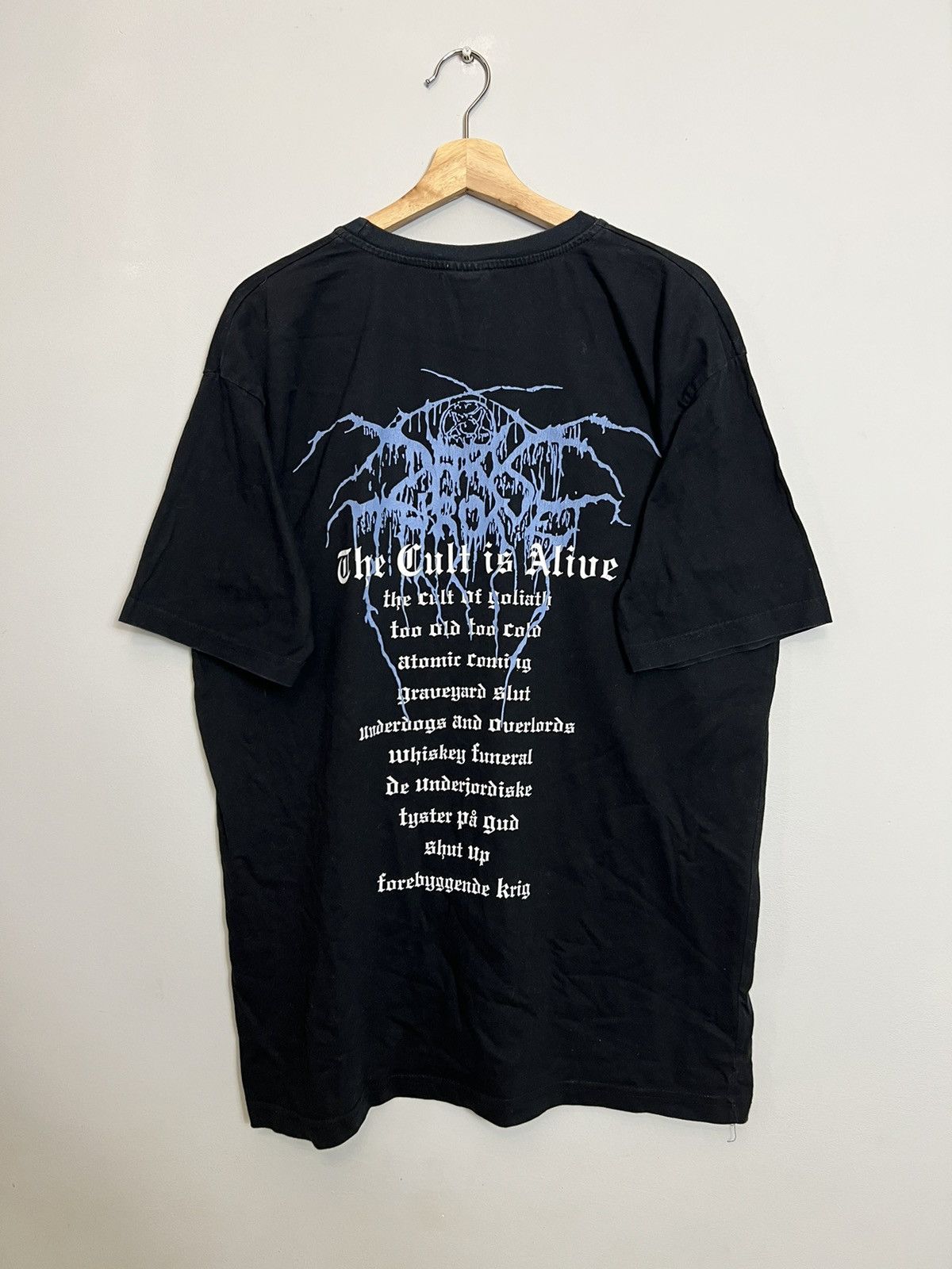 Band Tees Rare 00s DARKTHRONE Cult Alive Vintage Band Metal T-Shirt Size US XL / EU 56 / 4 - 2 Thumbnail