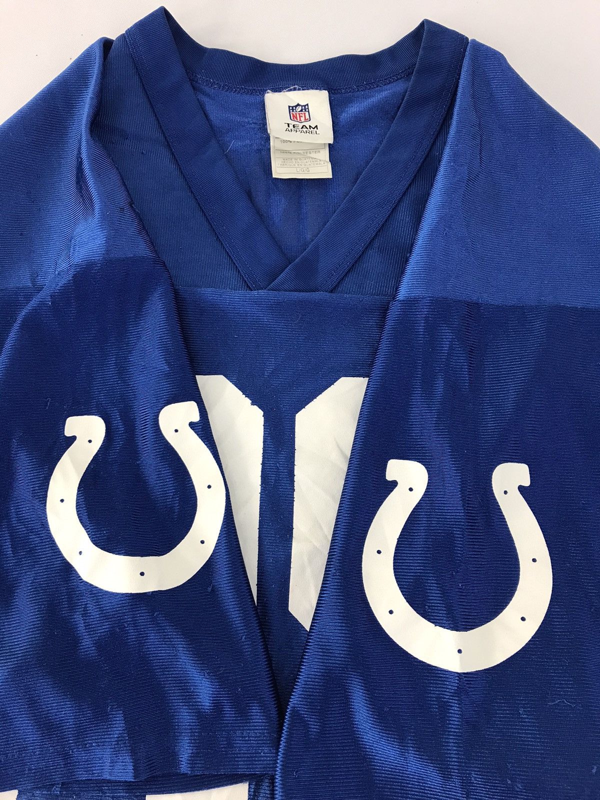 NFL × Vintage NFL Team Apparel Indianapolis Colts Team Jerseys Tee V Neck Size US L / EU 52-54 / 3 - 4 Thumbnail