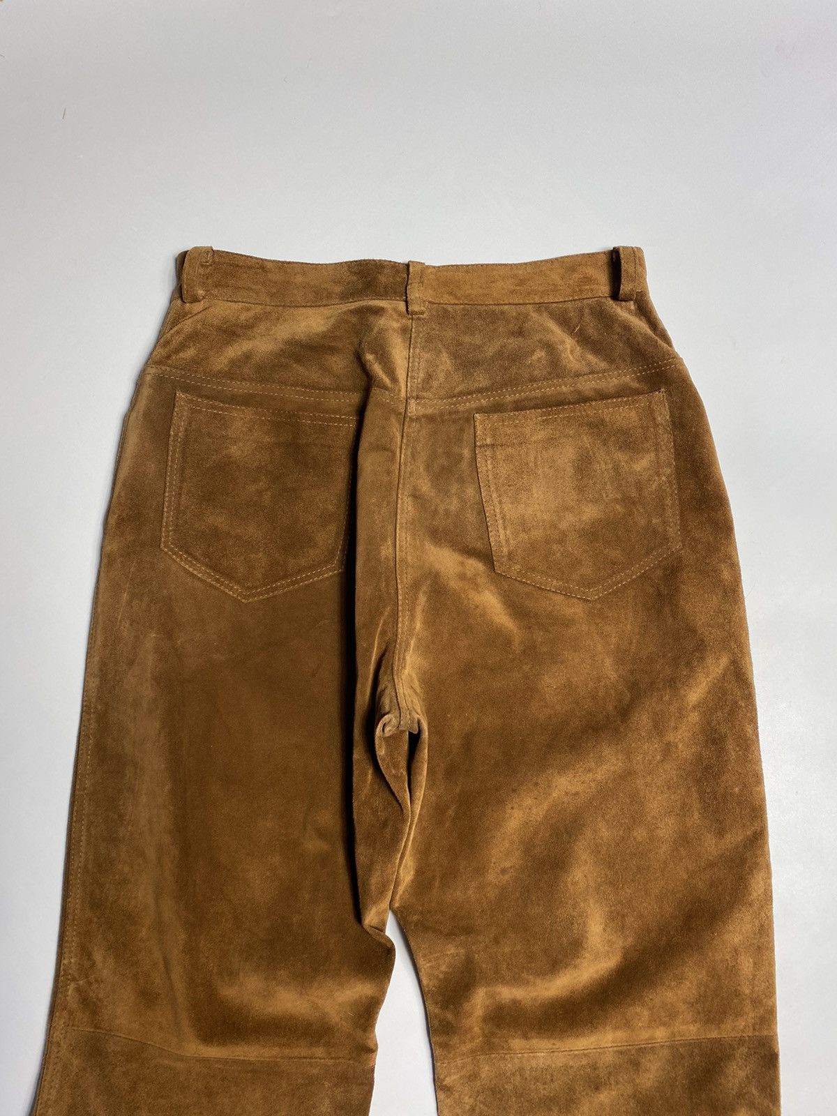 Leather Vintage mens brown leather pants Kanye West style Size US 30 / EU 46 - 10 Thumbnail