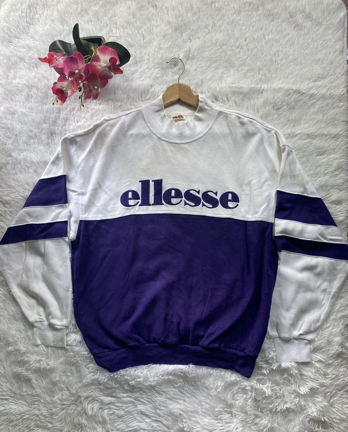 Ellesse × Vintage Vintage Ellese Crewneck Size US M / EU 48-50 / 2 - 1 Thumbnail