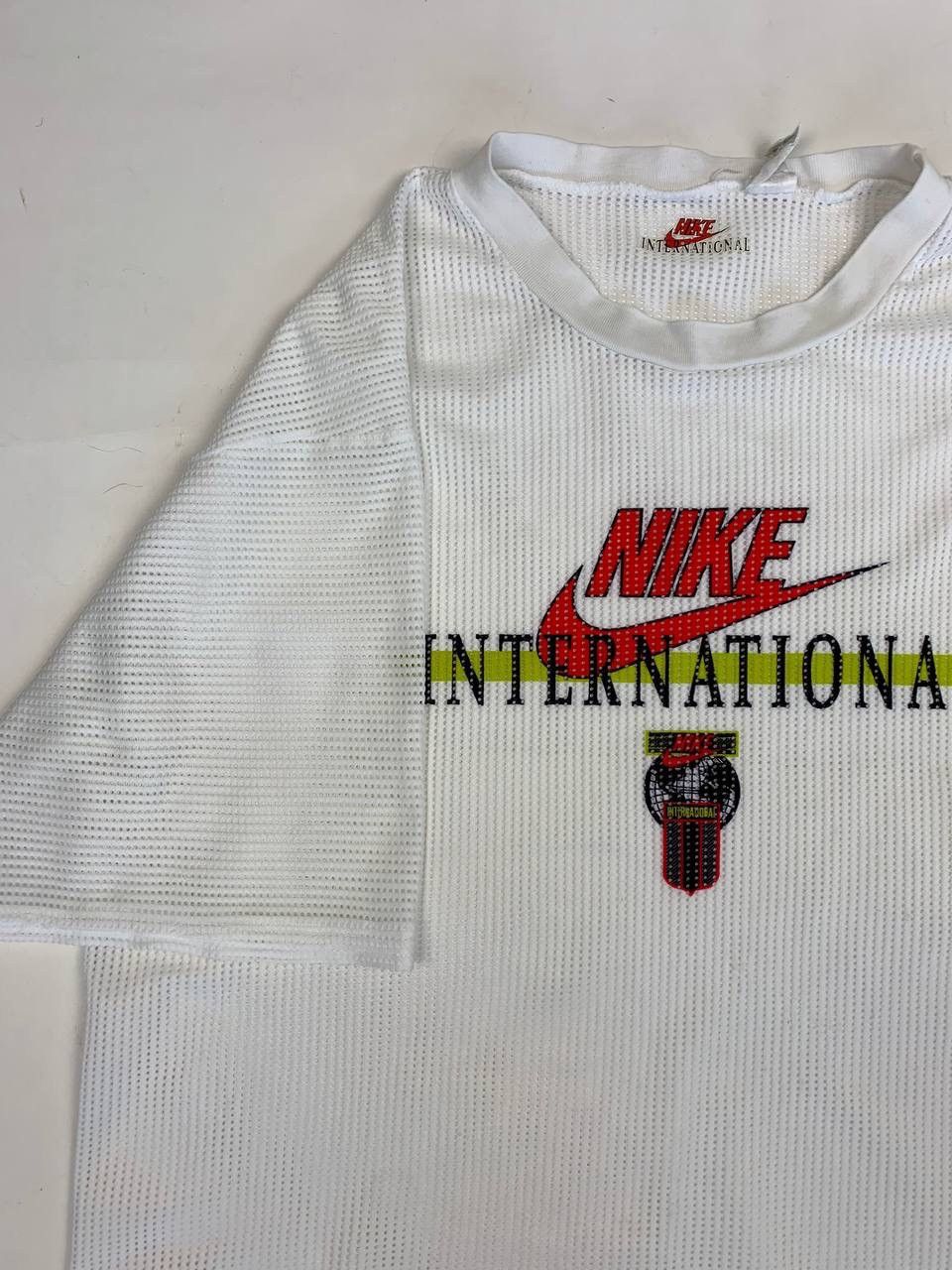 Nike × Vintage Vintage 90s Nike International Tee Size US XL / EU 56 / 4 - 3 Thumbnail