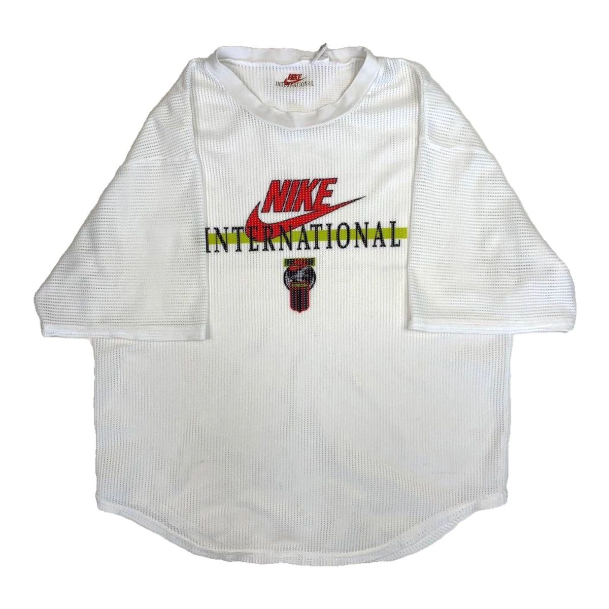 Nike × Vintage Vintage 90s Nike International Tee Size US XL / EU 56 / 4 - 1 Thumbnail