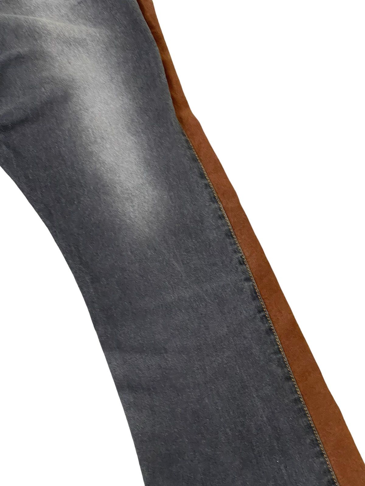Japanese Brand Flare Jeans En Cloche Two Tones Stretch Denim Boot Cut 5🟦 Size US 28 / EU 44 - 17 Thumbnail