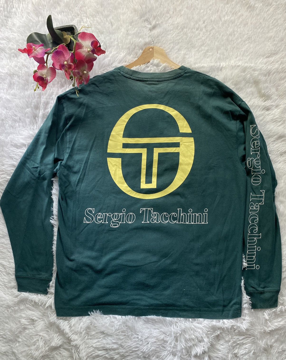 Sergio Tacchini × Vintage Vintage Sergio Tacchini Size US L / EU 52-54 / 3 - 1 Thumbnail