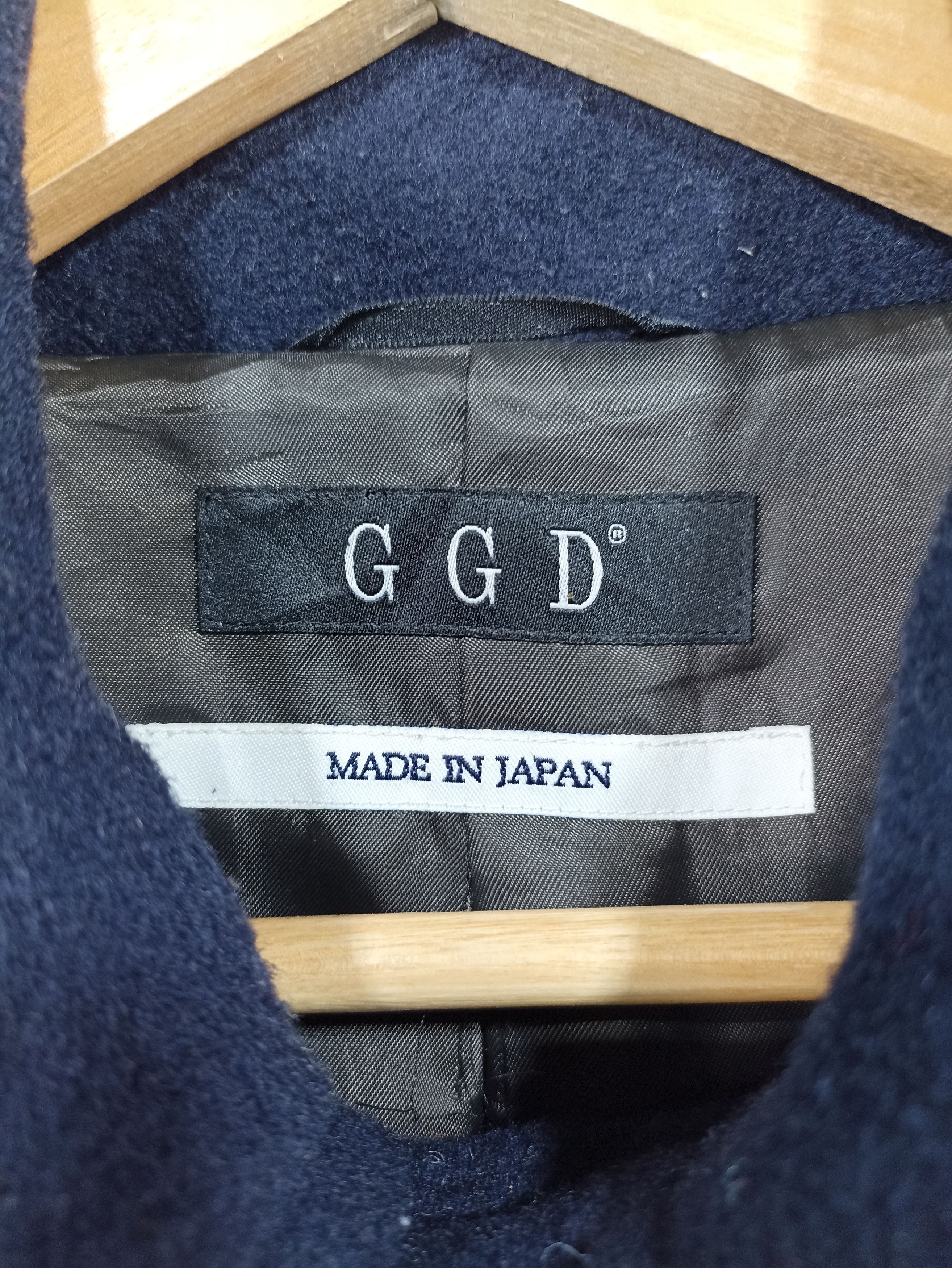 Designer × Japanese Brand Made in Japan GGD Wool Coat Jacket Size S / US 4 / IT 40 - 4 Thumbnail
