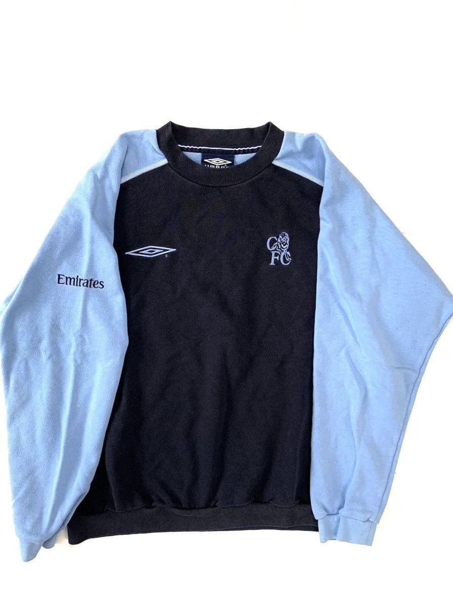 Vintage Vintage 00s Umbro Chelsea Fly Emirates Sweatshirt | Grailed