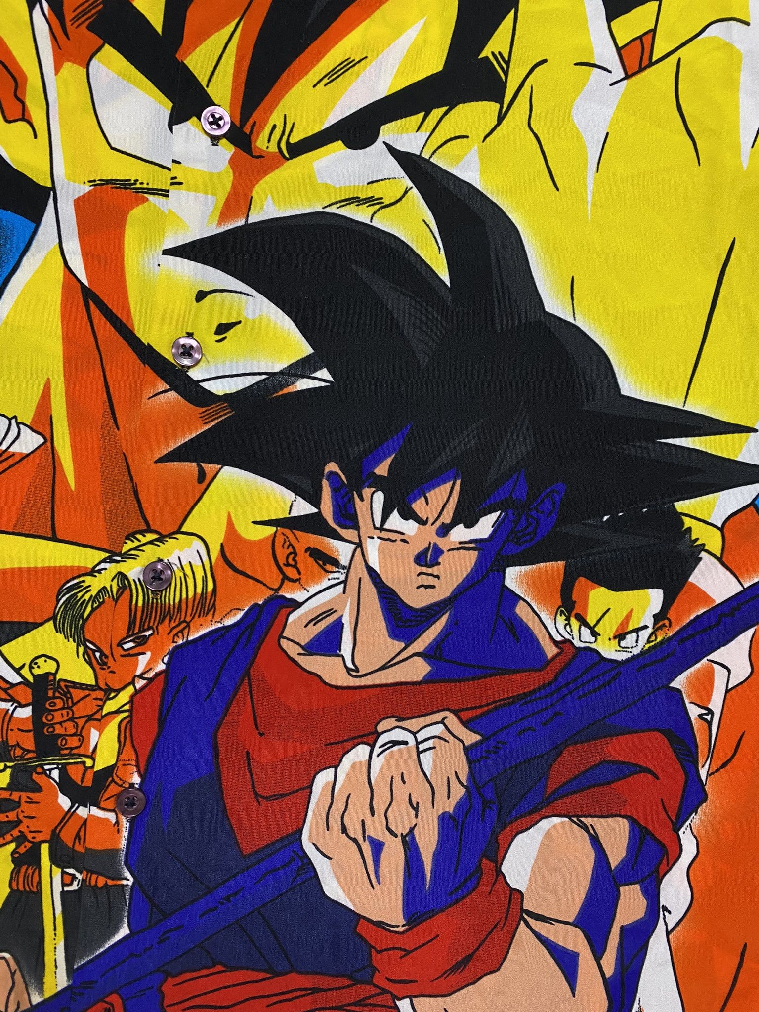 Japanese Brand 2001 Dragon Ball Z Button Up vintage y2k goku Size US XL / EU 56 / 4 - 2 Thumbnail