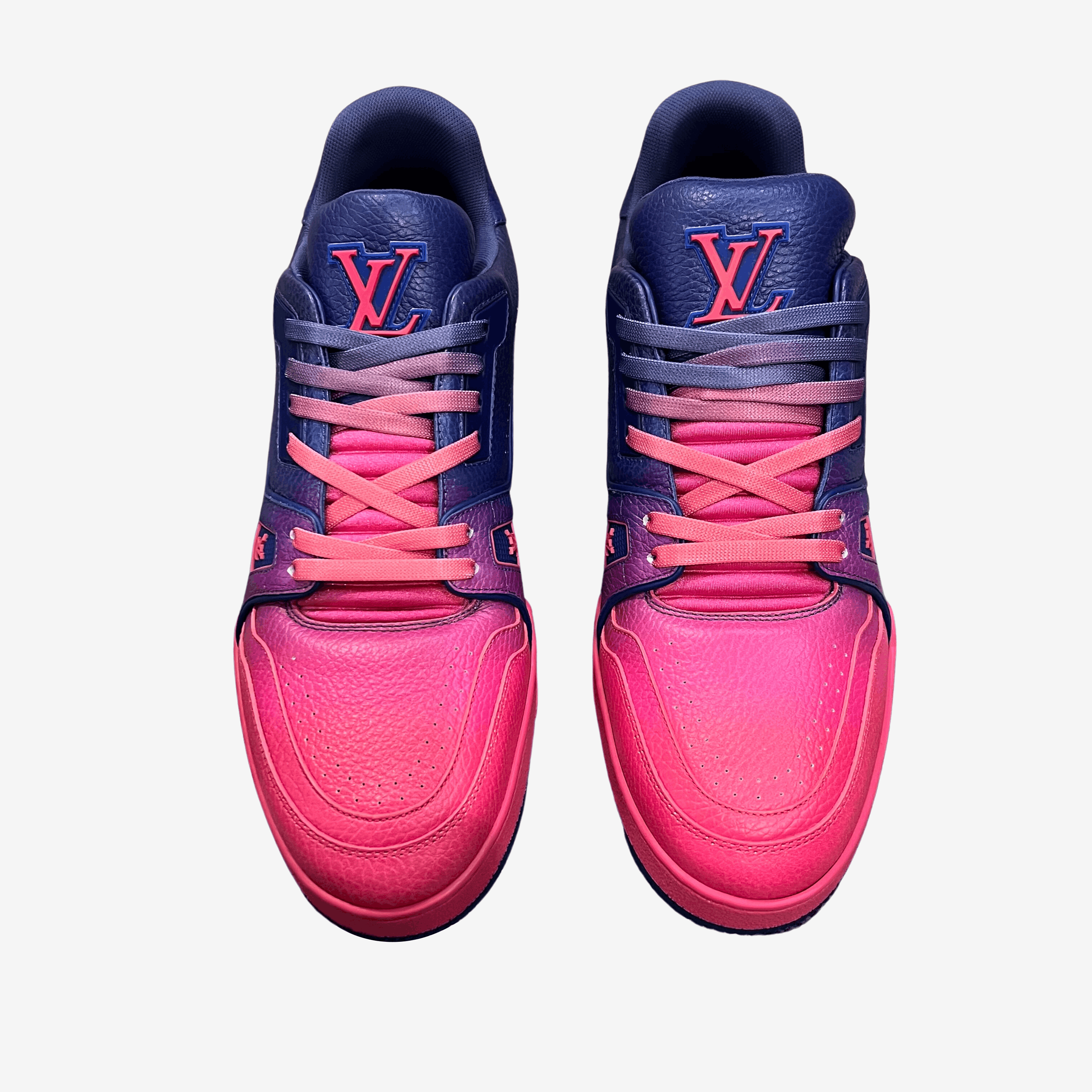 Louis Vuitton Purple Pink Fade Trainer Sneaker Virgil Abloh