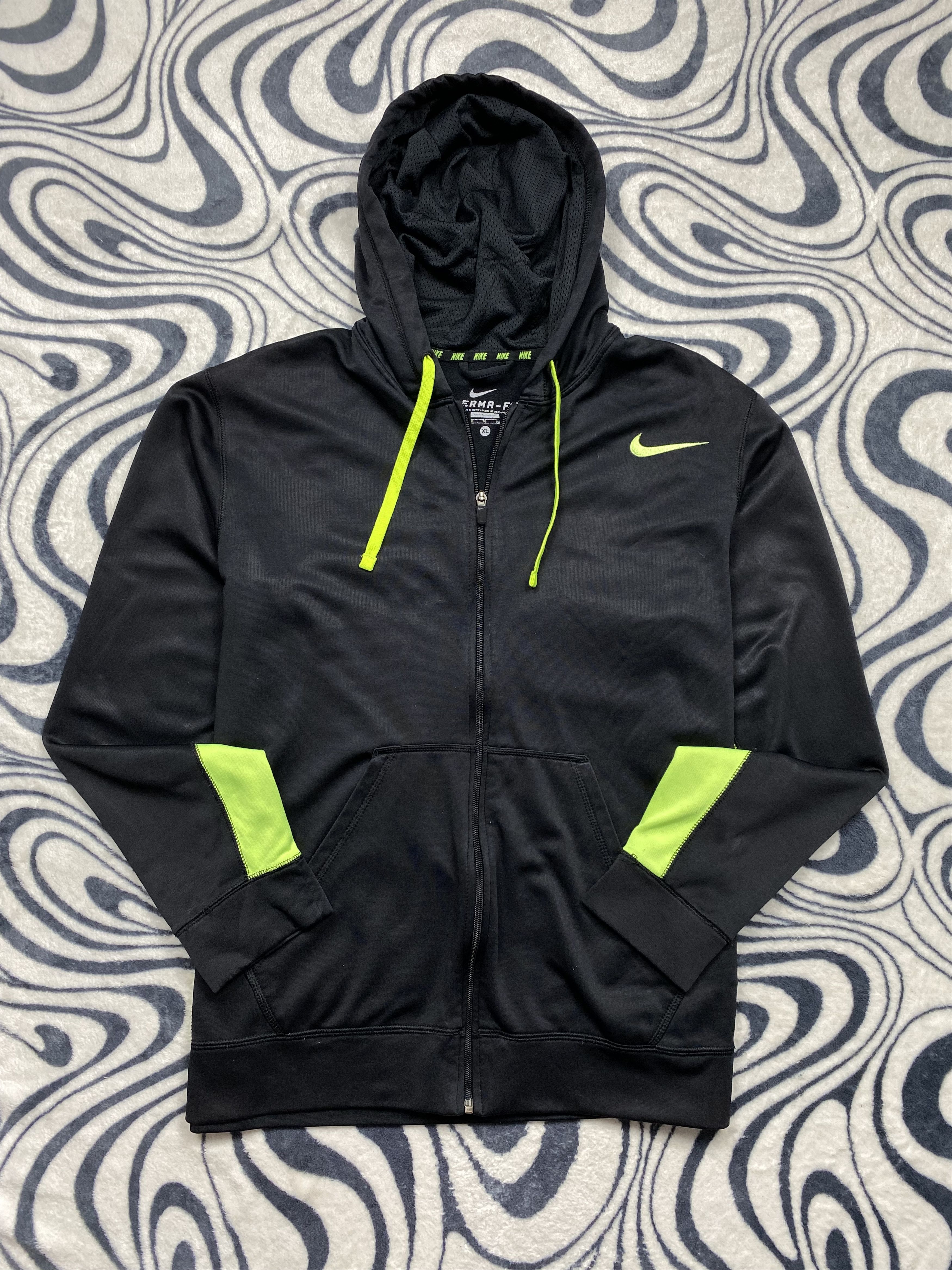 Nike × Vintage Nike Therma Fit Vintage Mens Zip Hoodie Y2K Size US XL / EU 56 / 4 - 1 Thumbnail