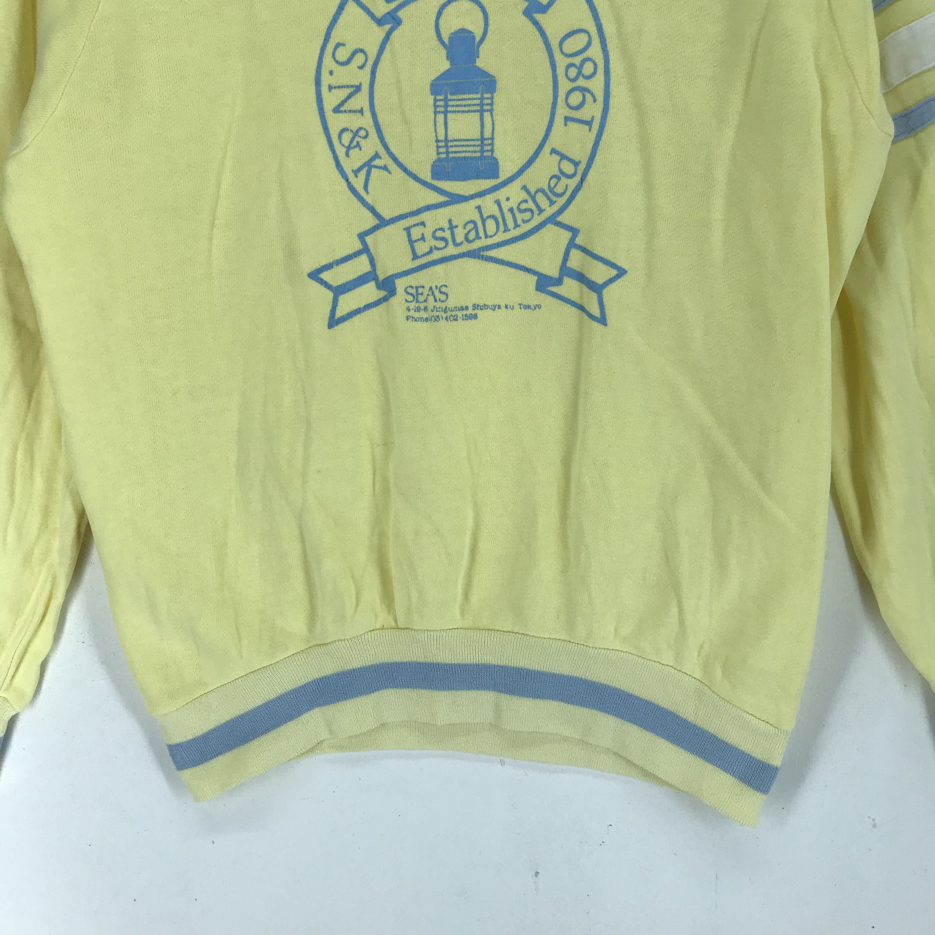 Japanese Brand Vintage SEA'S Tokyo Big Logo Sweatershirt #2166-84 Size US S / EU 44-46 / 1 - 4 Thumbnail