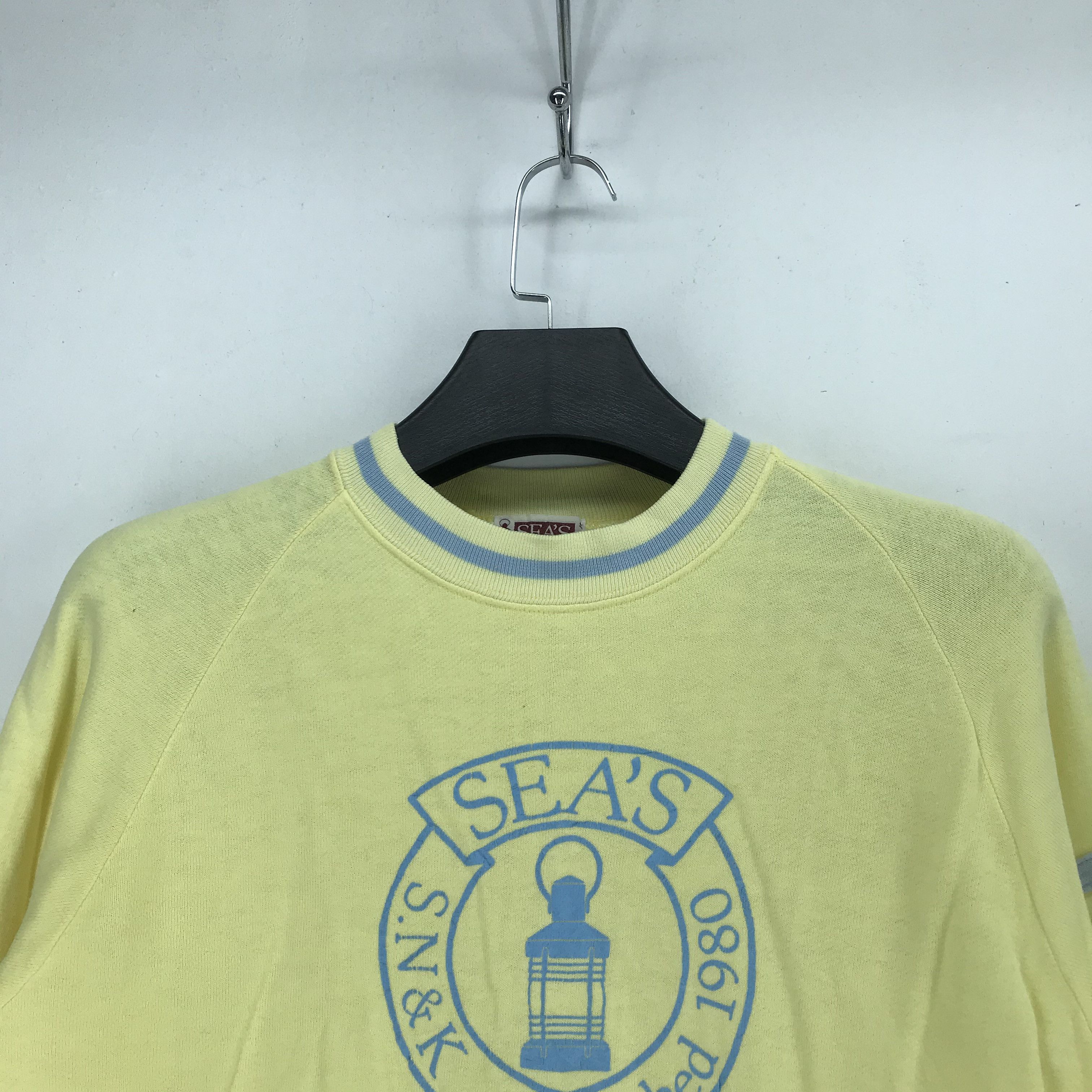 Japanese Brand Vintage SEA'S Tokyo Big Logo Sweatershirt #2166-84 Size US S / EU 44-46 / 1 - 2 Thumbnail