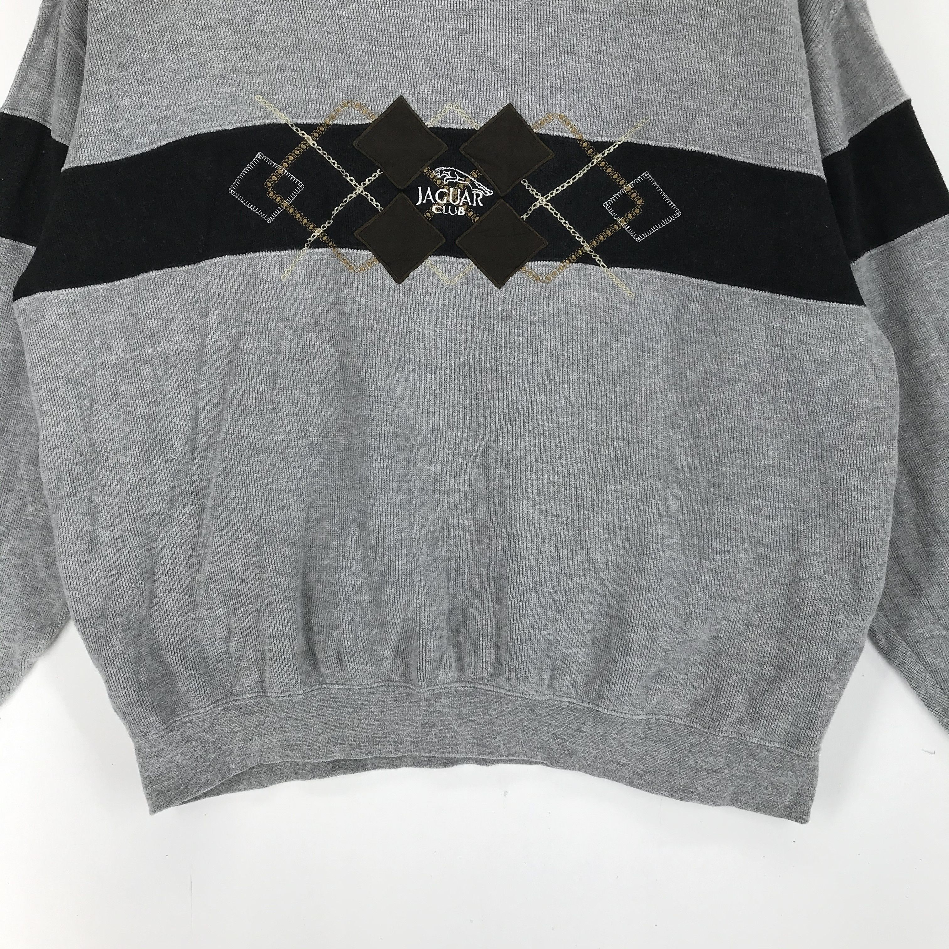 Japanese Brand JAGUAR CLUB Embroidery Logo Sweatshirt #2129-83 Size US L / EU 52-54 / 3 - 4 Thumbnail