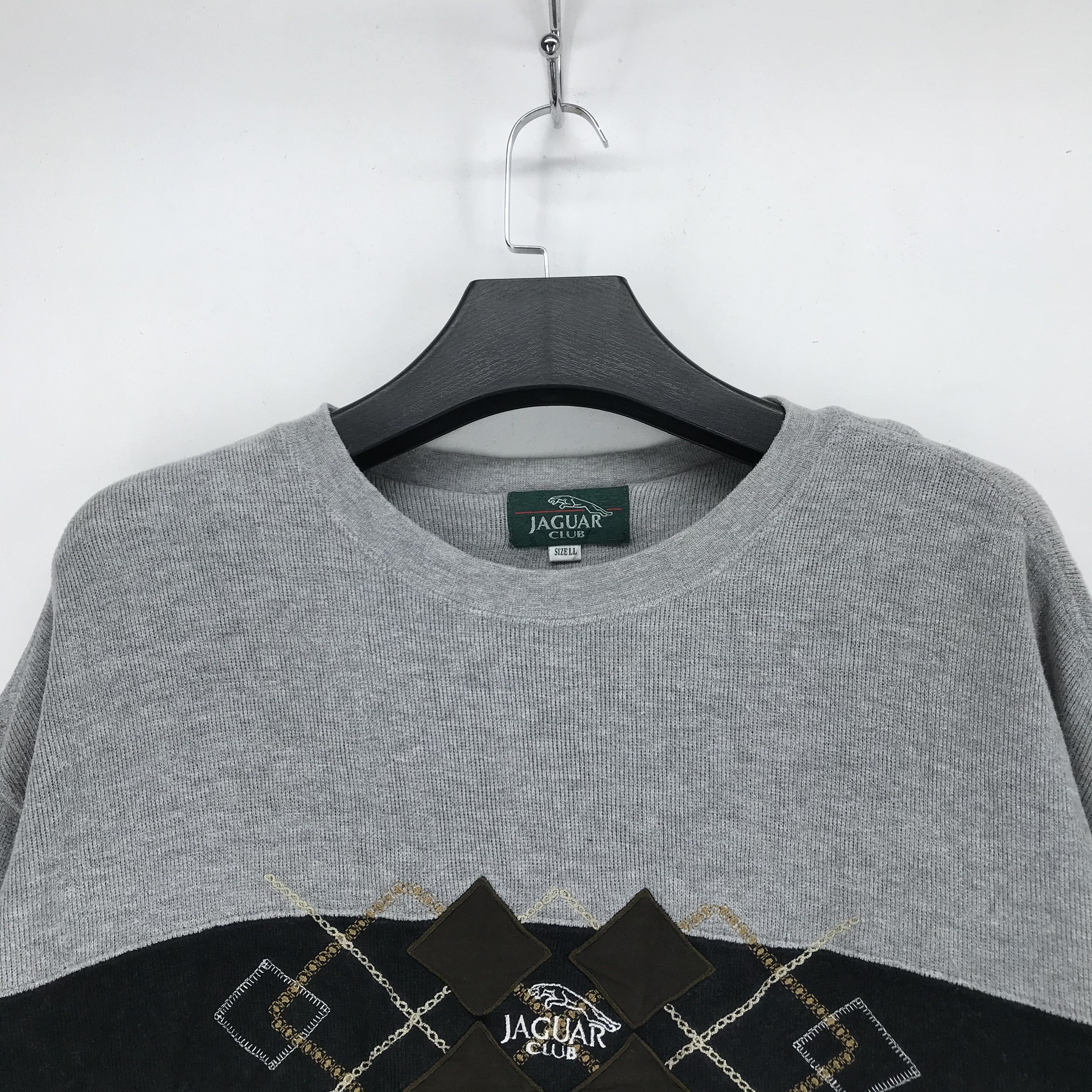 Japanese Brand JAGUAR CLUB Embroidery Logo Sweatshirt #2129-83 Size US L / EU 52-54 / 3 - 2 Thumbnail