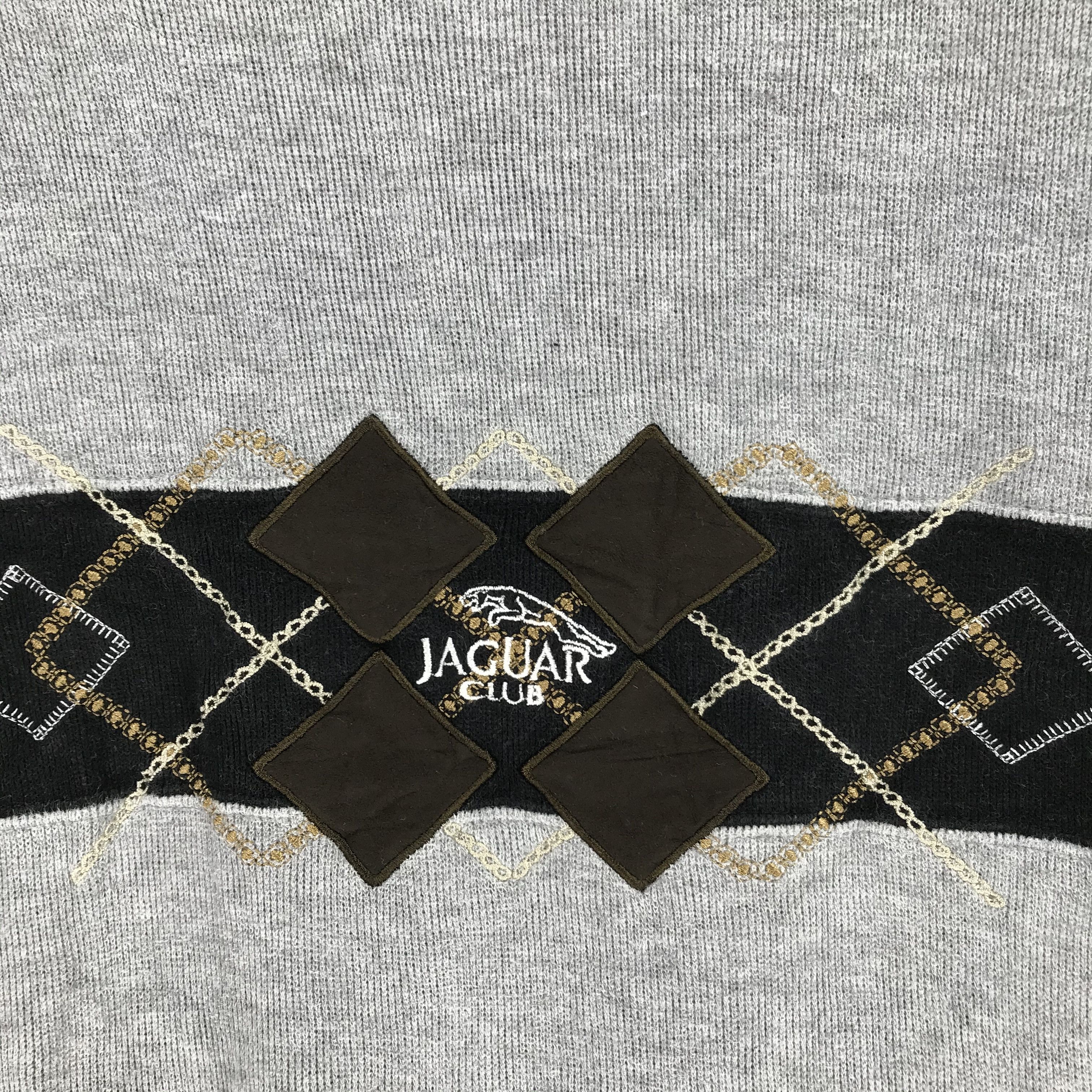 Japanese Brand JAGUAR CLUB Embroidery Logo Sweatshirt #2129-83 Size US L / EU 52-54 / 3 - 3 Thumbnail