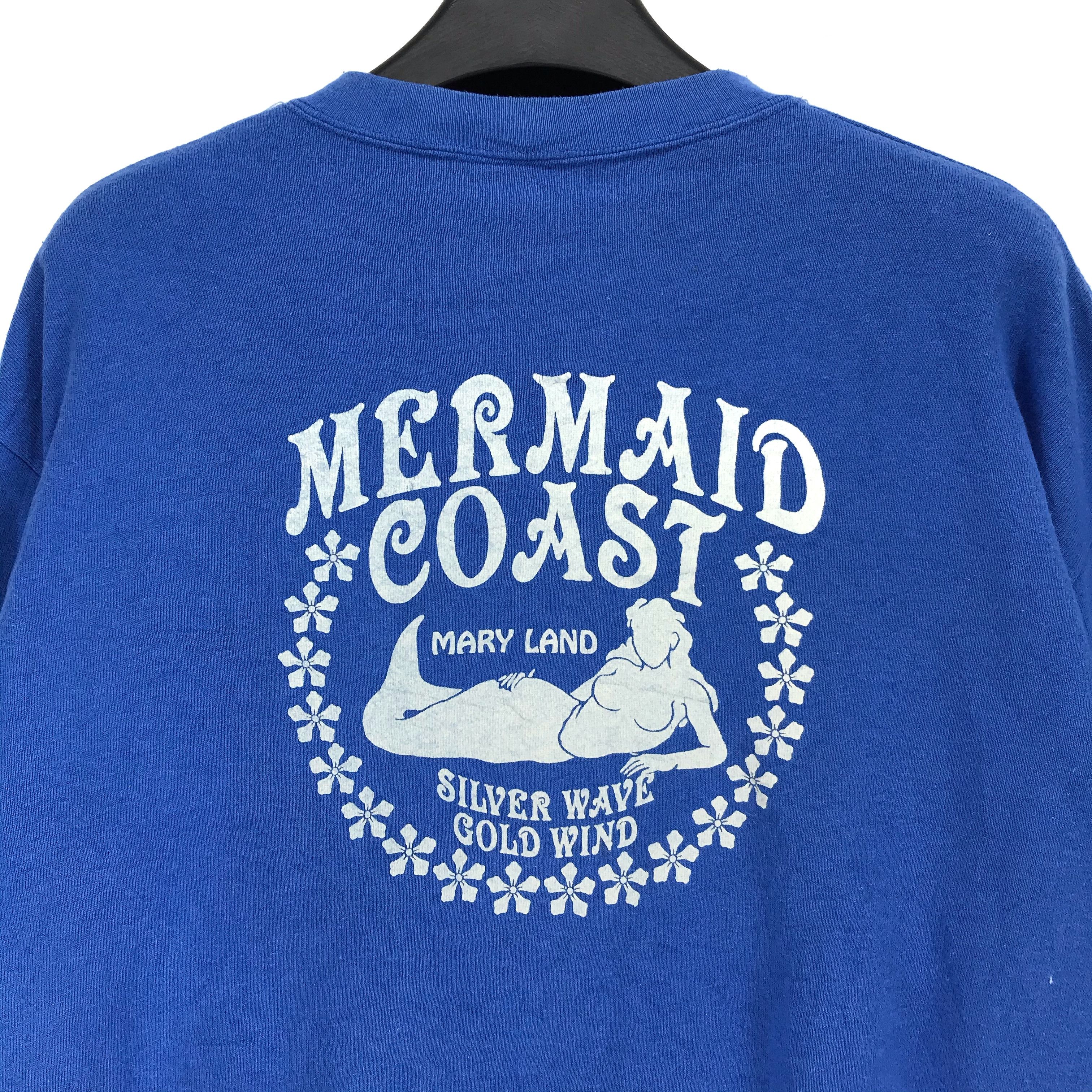 Delta Mermaid Coast Mary Land Big Logo Sweatshirt #2167-84 Size US L / EU 52-54 / 3 - 2 Thumbnail