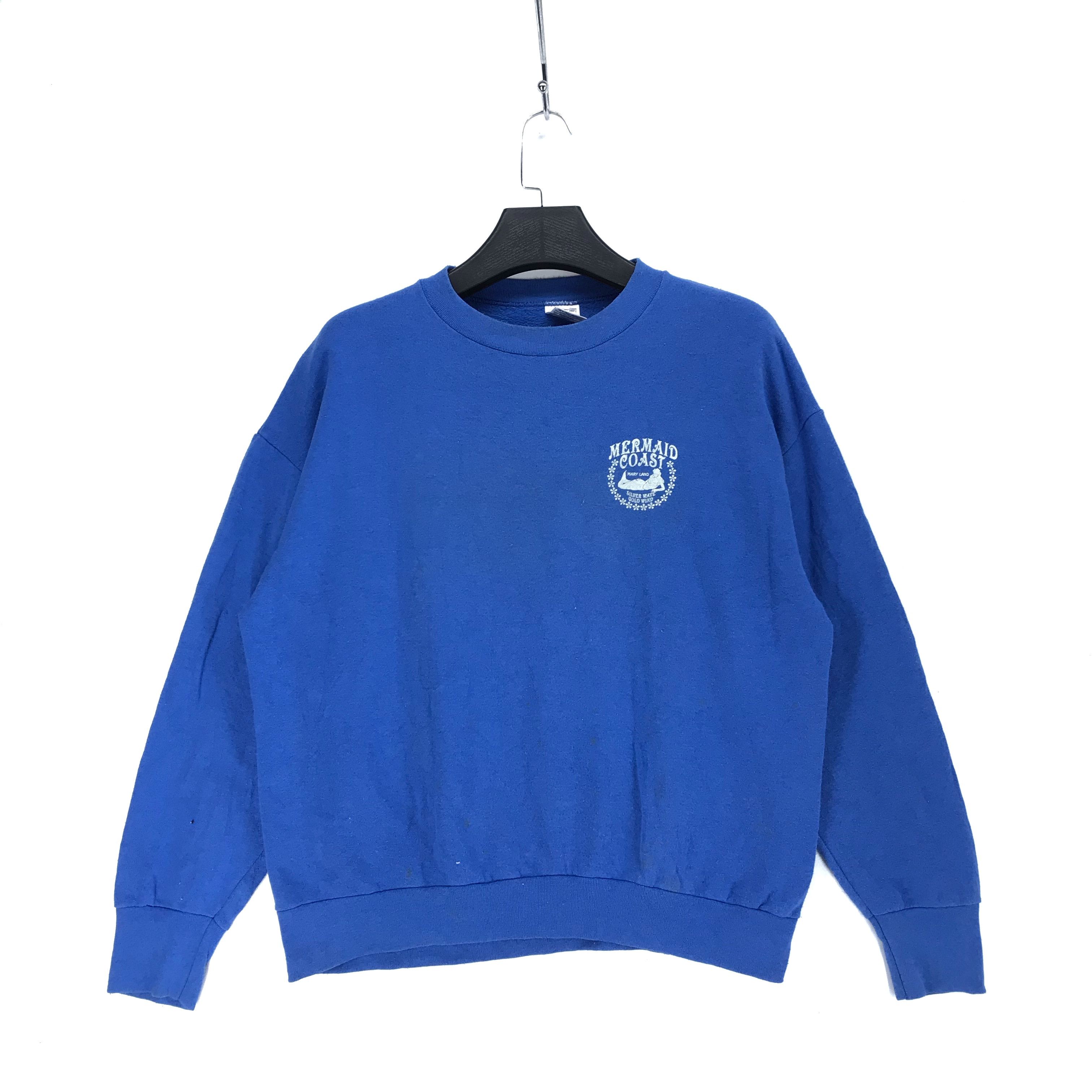 Delta Mermaid Coast Mary Land Big Logo Sweatshirt #2167-84 Size US L / EU 52-54 / 3 - 3 Thumbnail