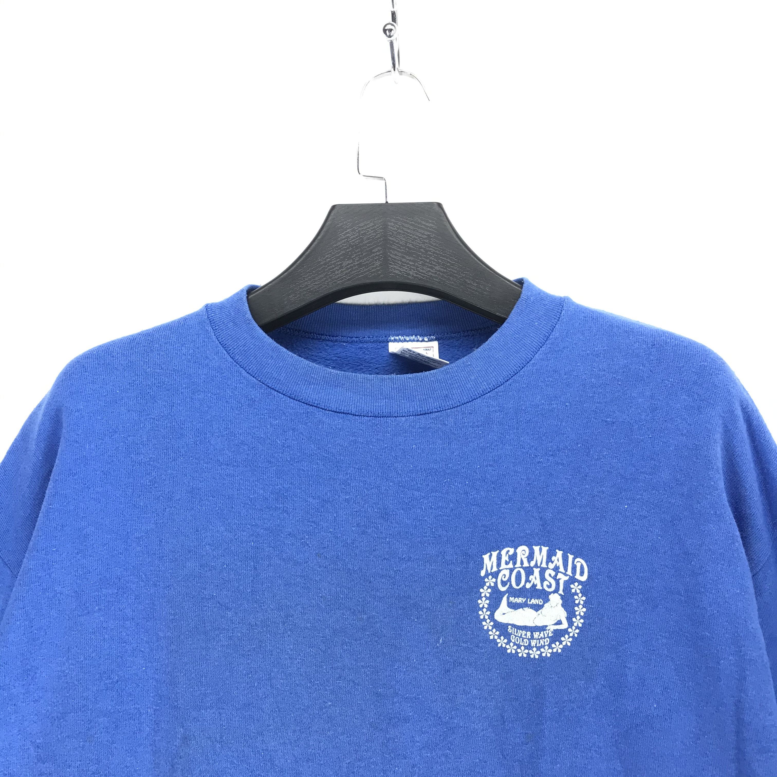 Delta Mermaid Coast Mary Land Big Logo Sweatshirt #2167-84 Size US L / EU 52-54 / 3 - 4 Thumbnail